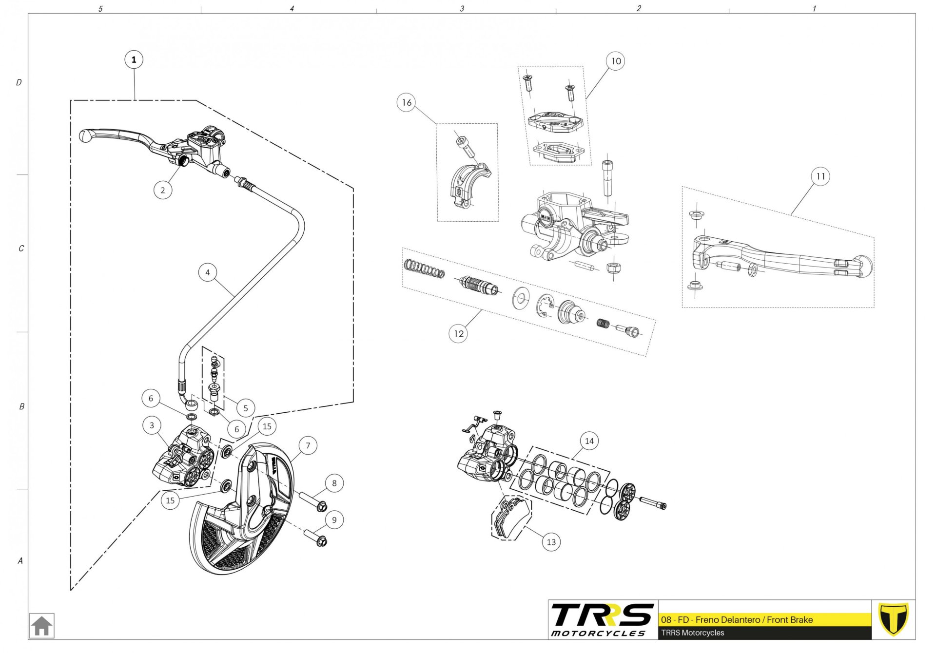 08TR - FRONT BRAKE