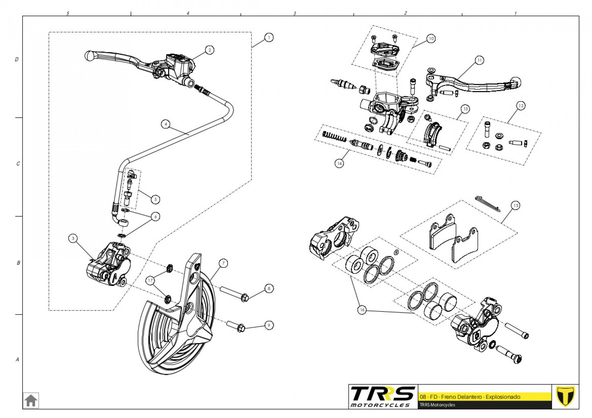 08TR - FRONT BRAKE