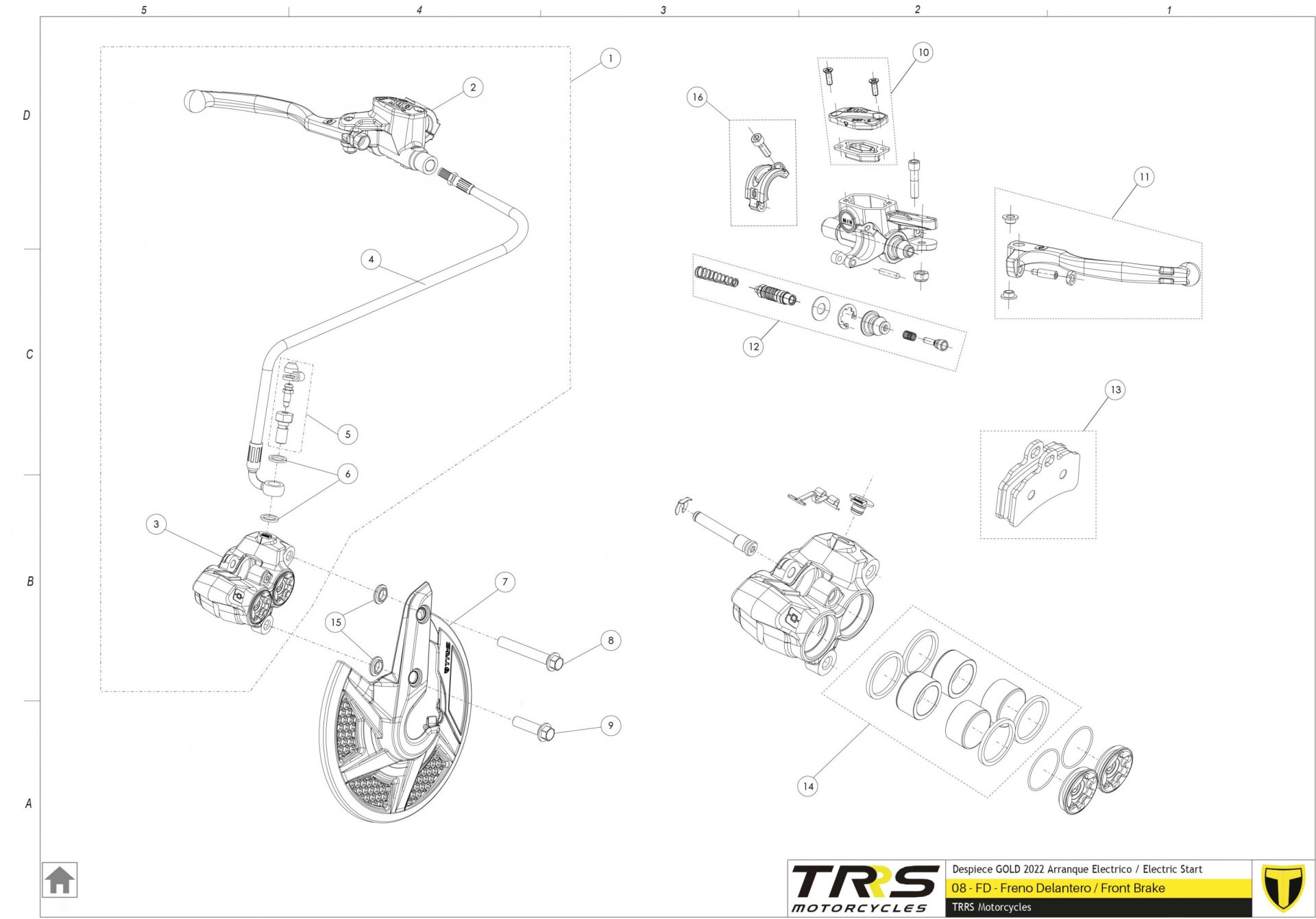 08TR - FRONT BRAKE