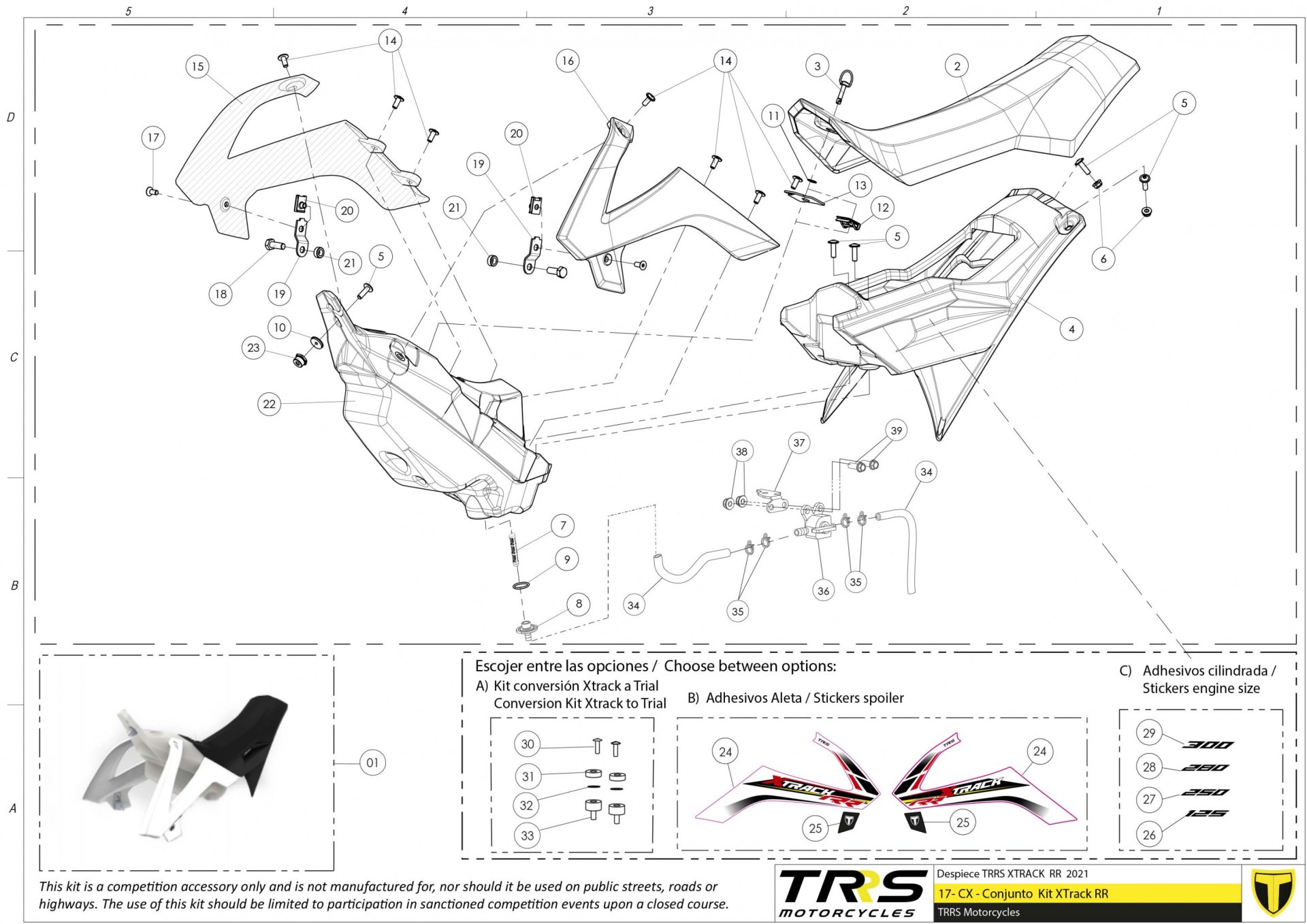 KIT XTRACK - XTRACK SET