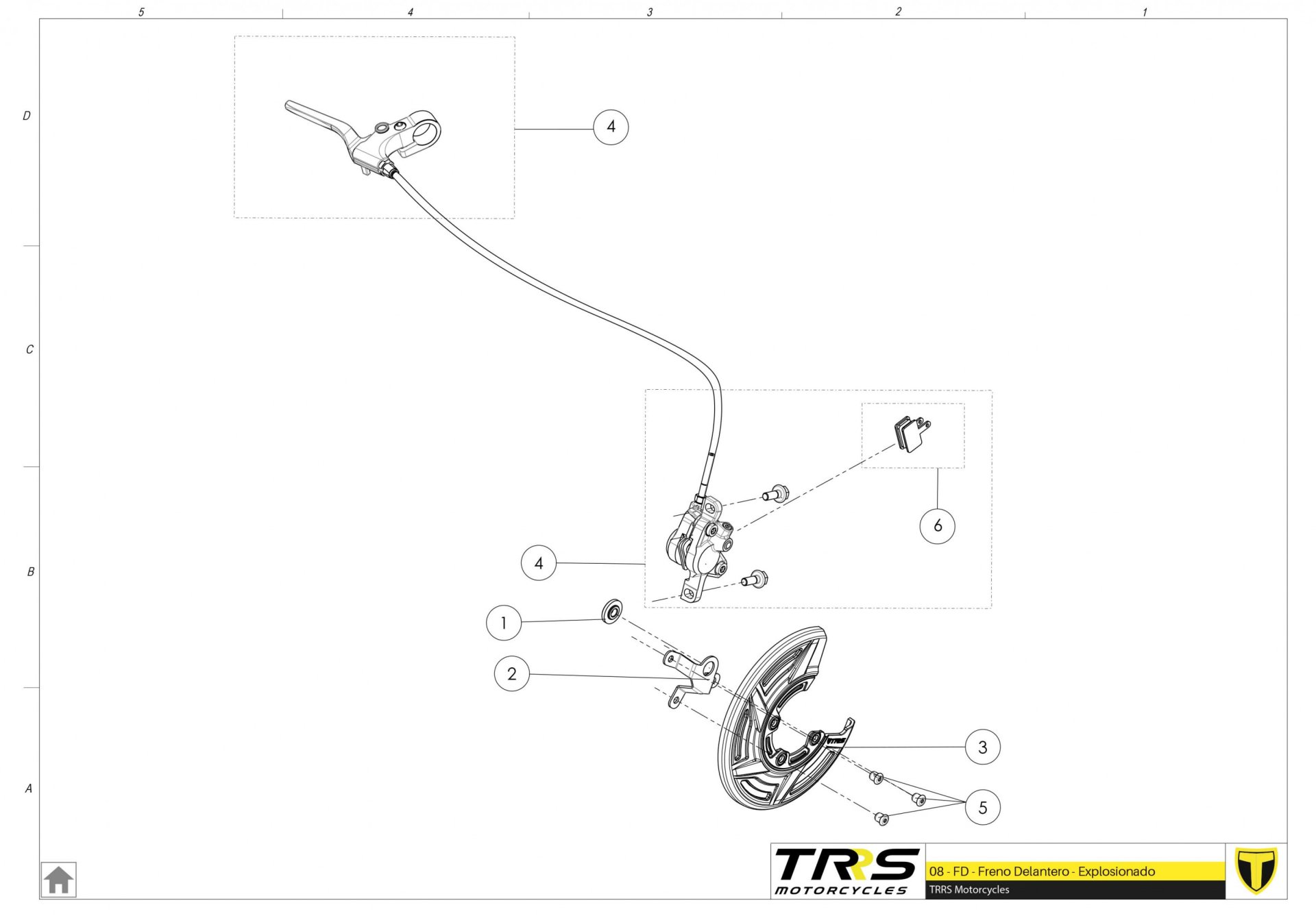 08TR - FRONT BRAKE