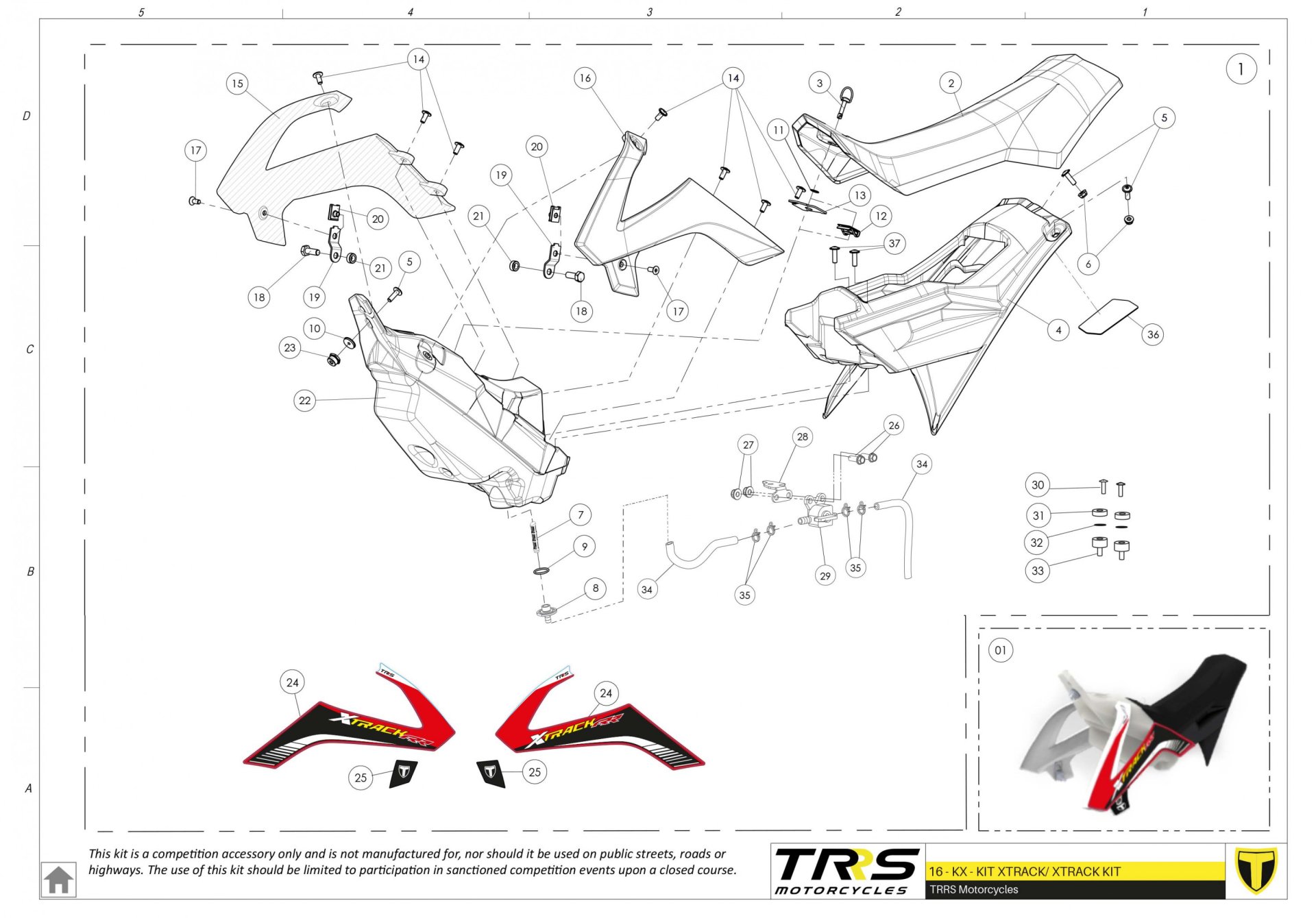 16TR - KIT XTRACK