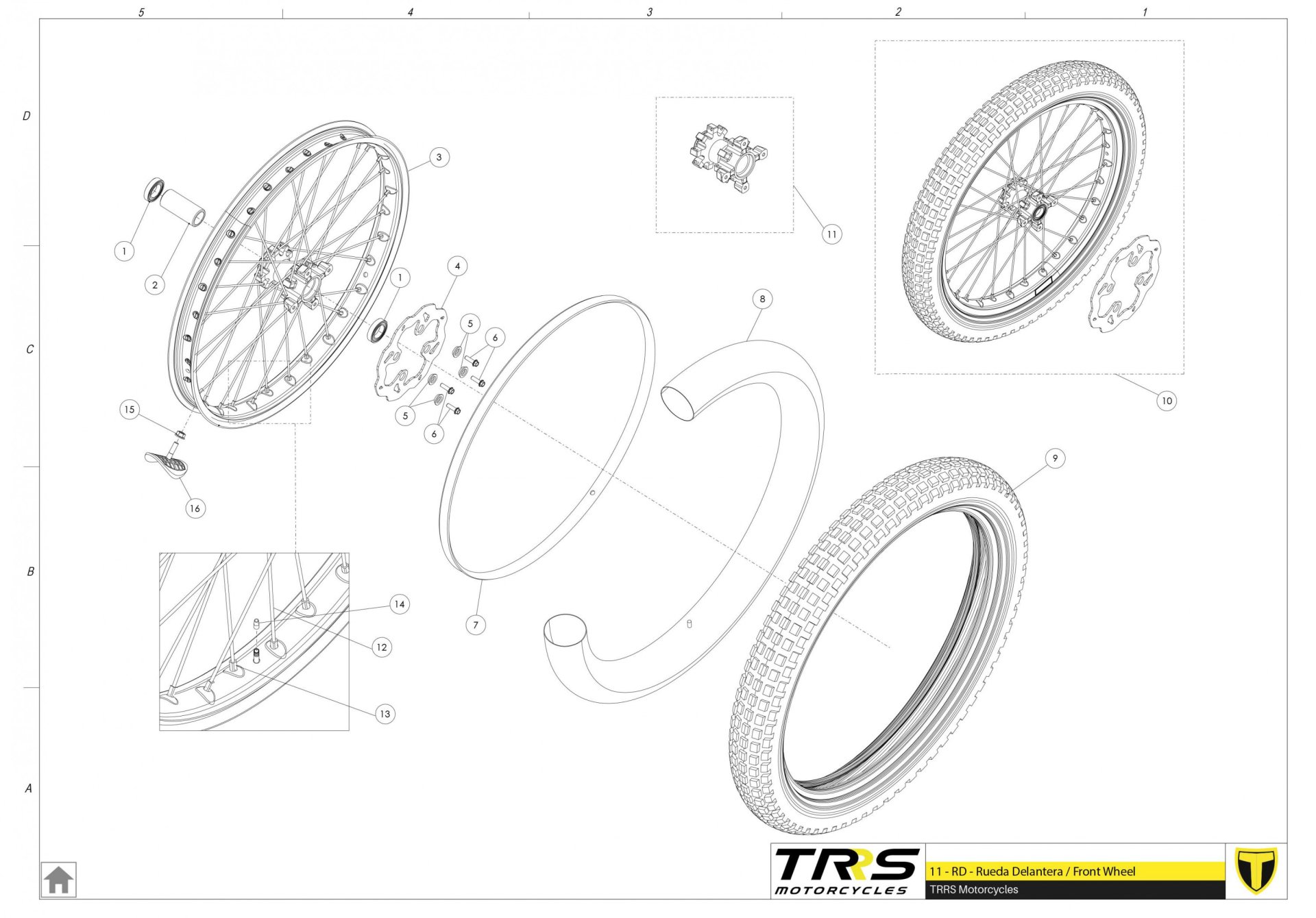 11TR - FRONT WHEEL
