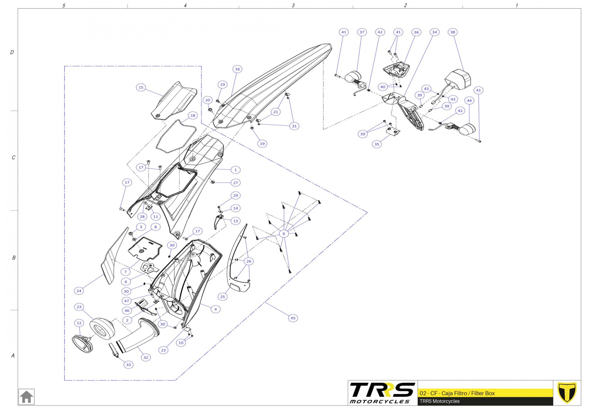 02TR - AIR FILTER BOX