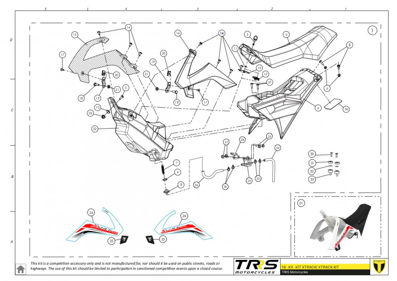 16TR - KIT XTRACK
