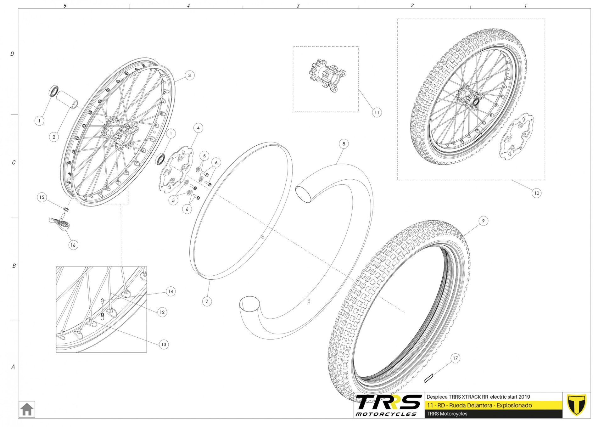 11TR - FRONT WHEEL