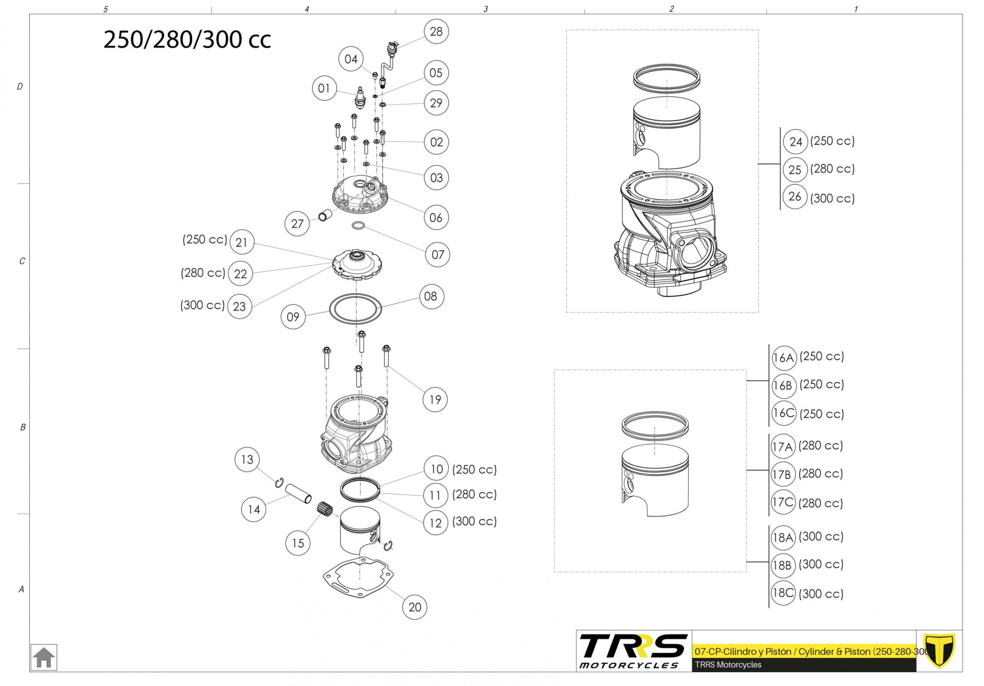 07MT - CYLINDER AND PISTON