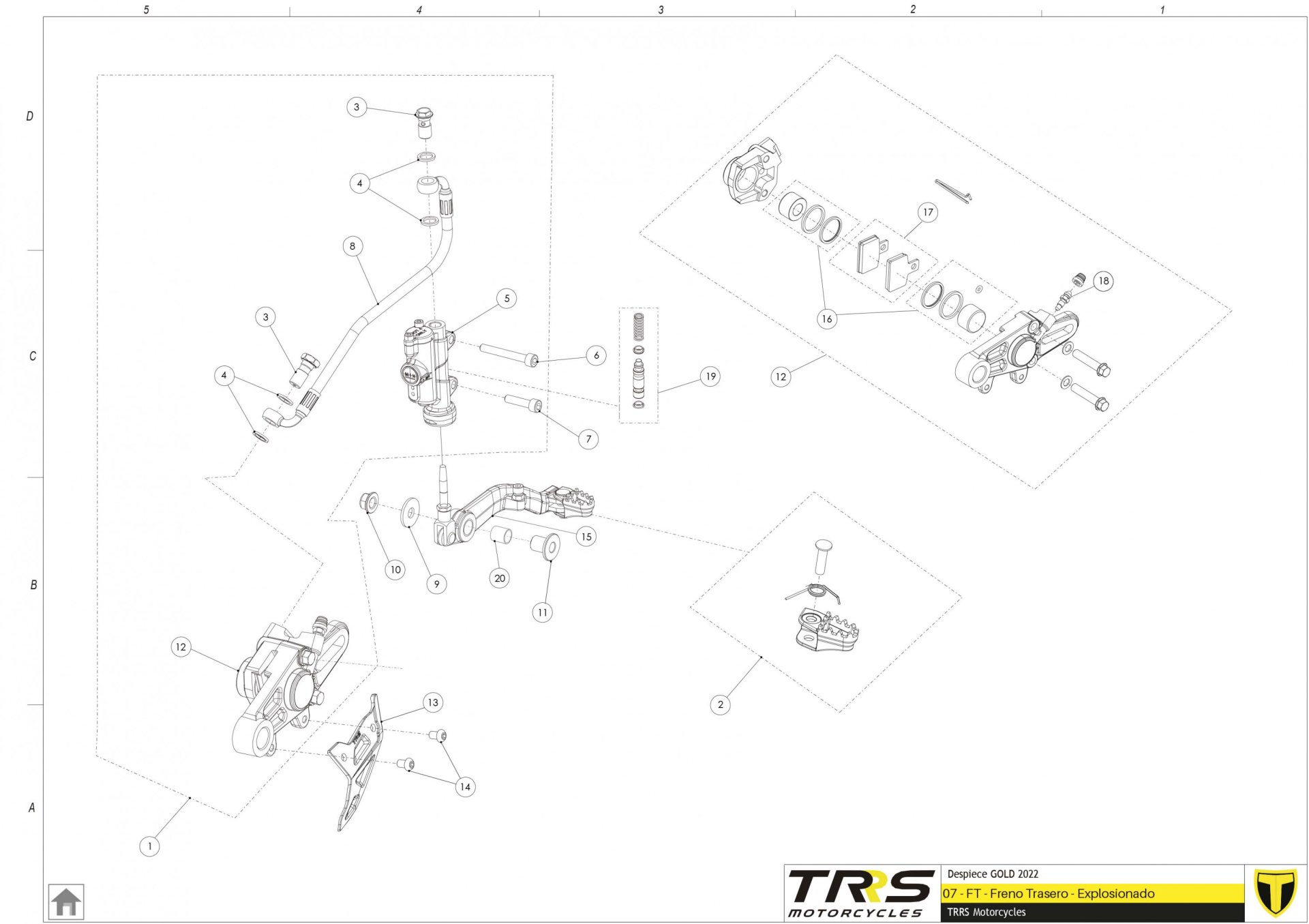 07TR - REAR BRAKE
