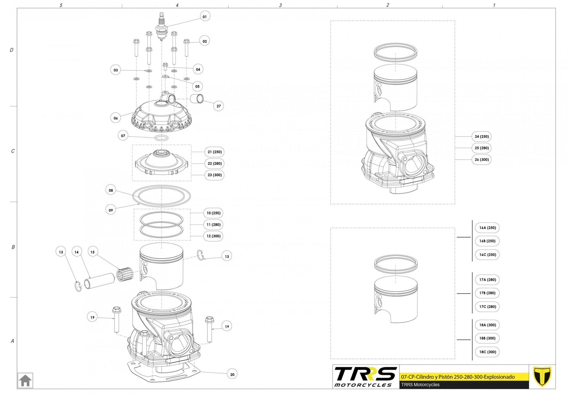07MT - CYLINDER AND PISTON