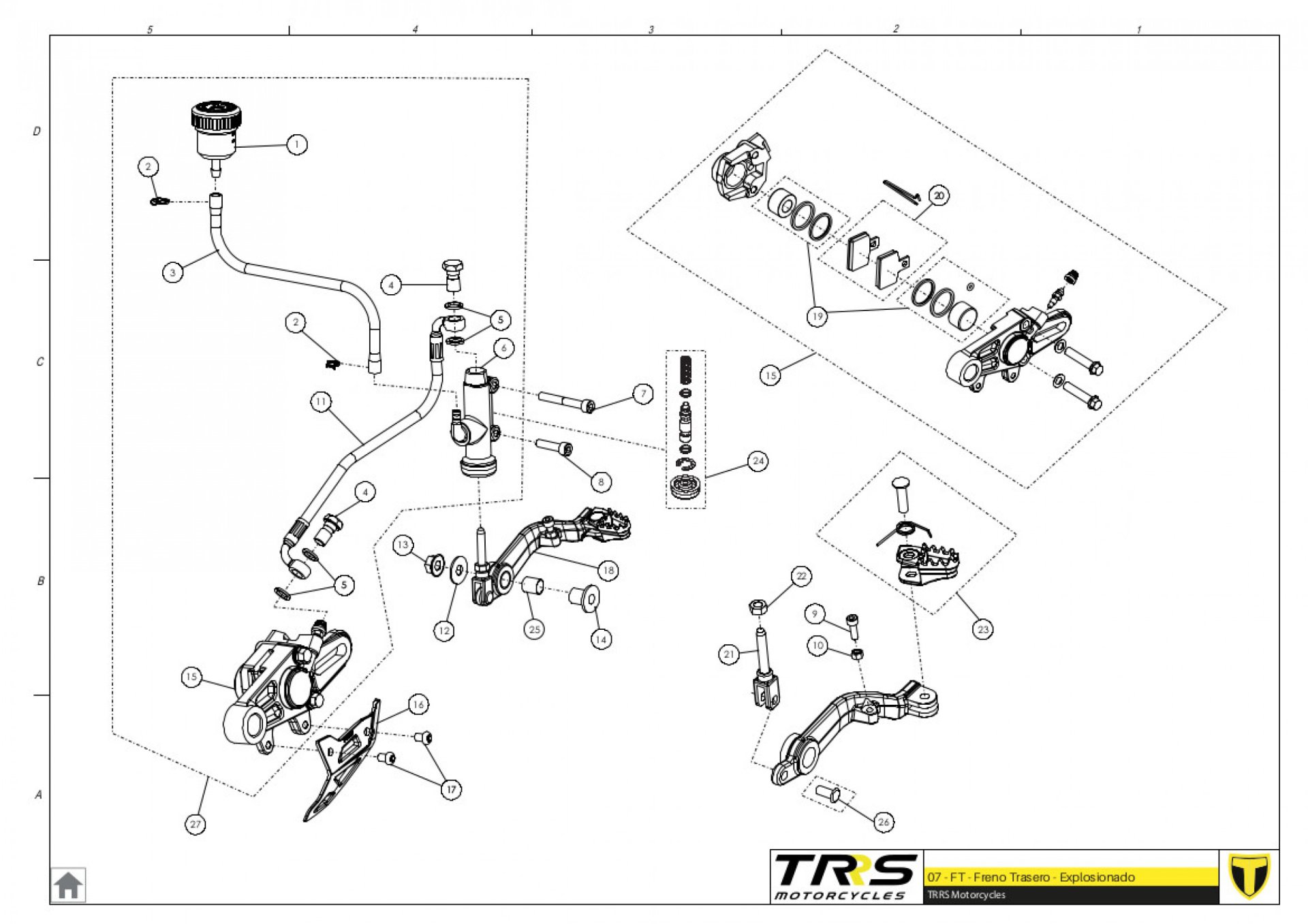 07TR - REAR BRAKE