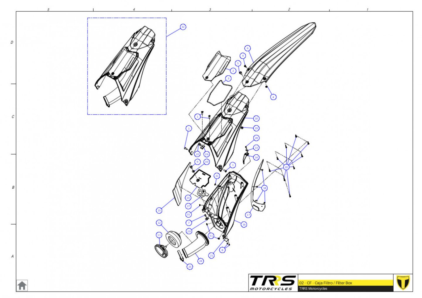 02TR - AIR FILTER BOX