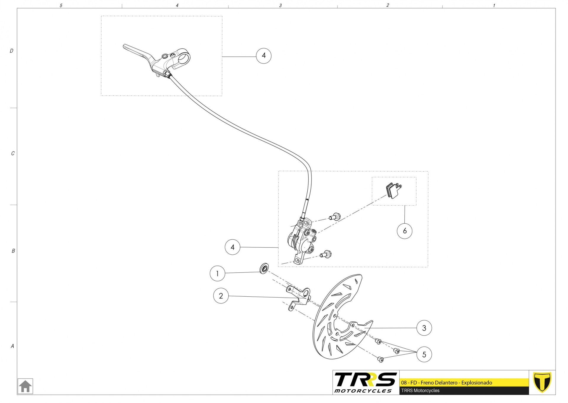 08TR - FRONT BRAKE