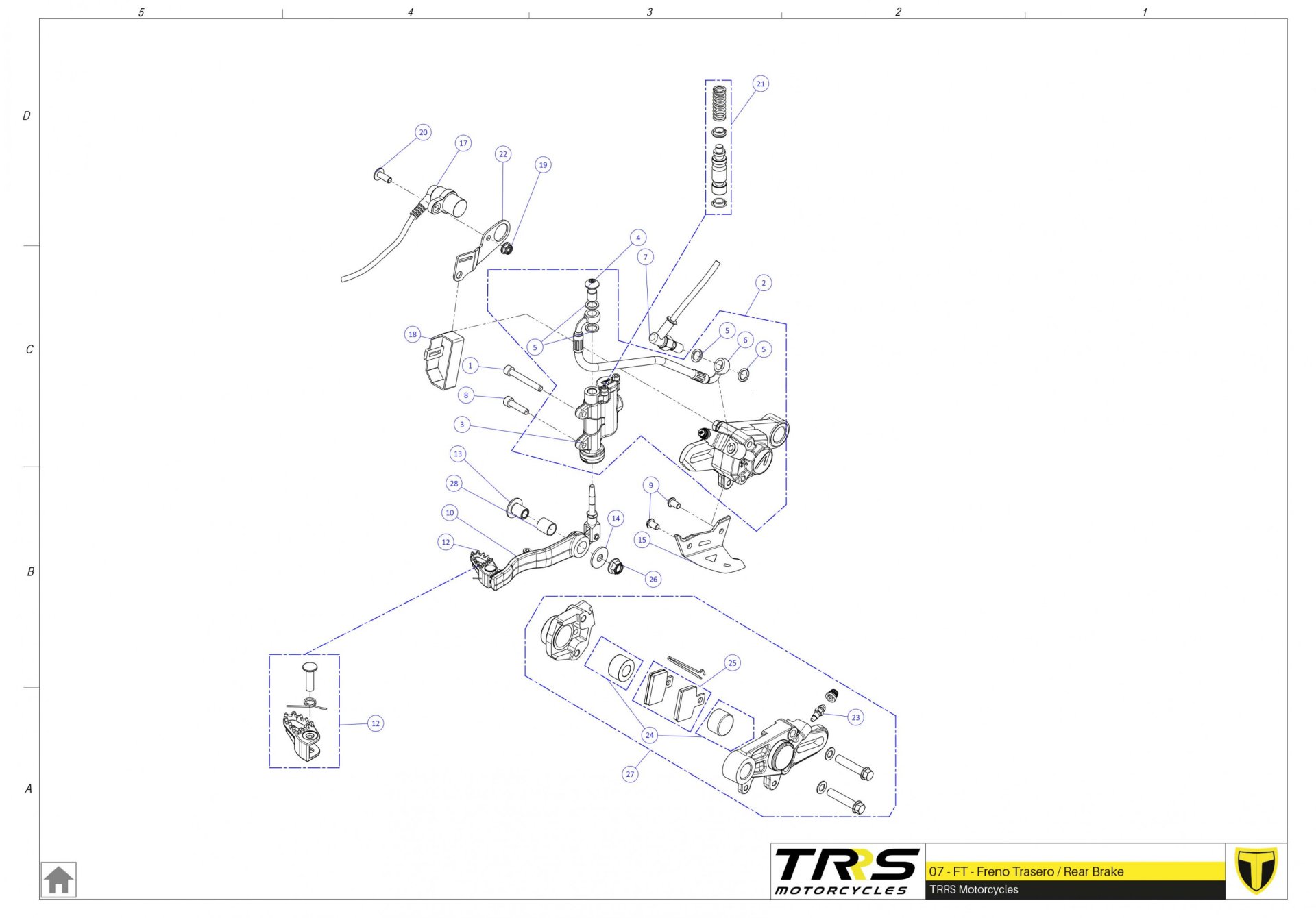 07TR - REAR BRAKE
