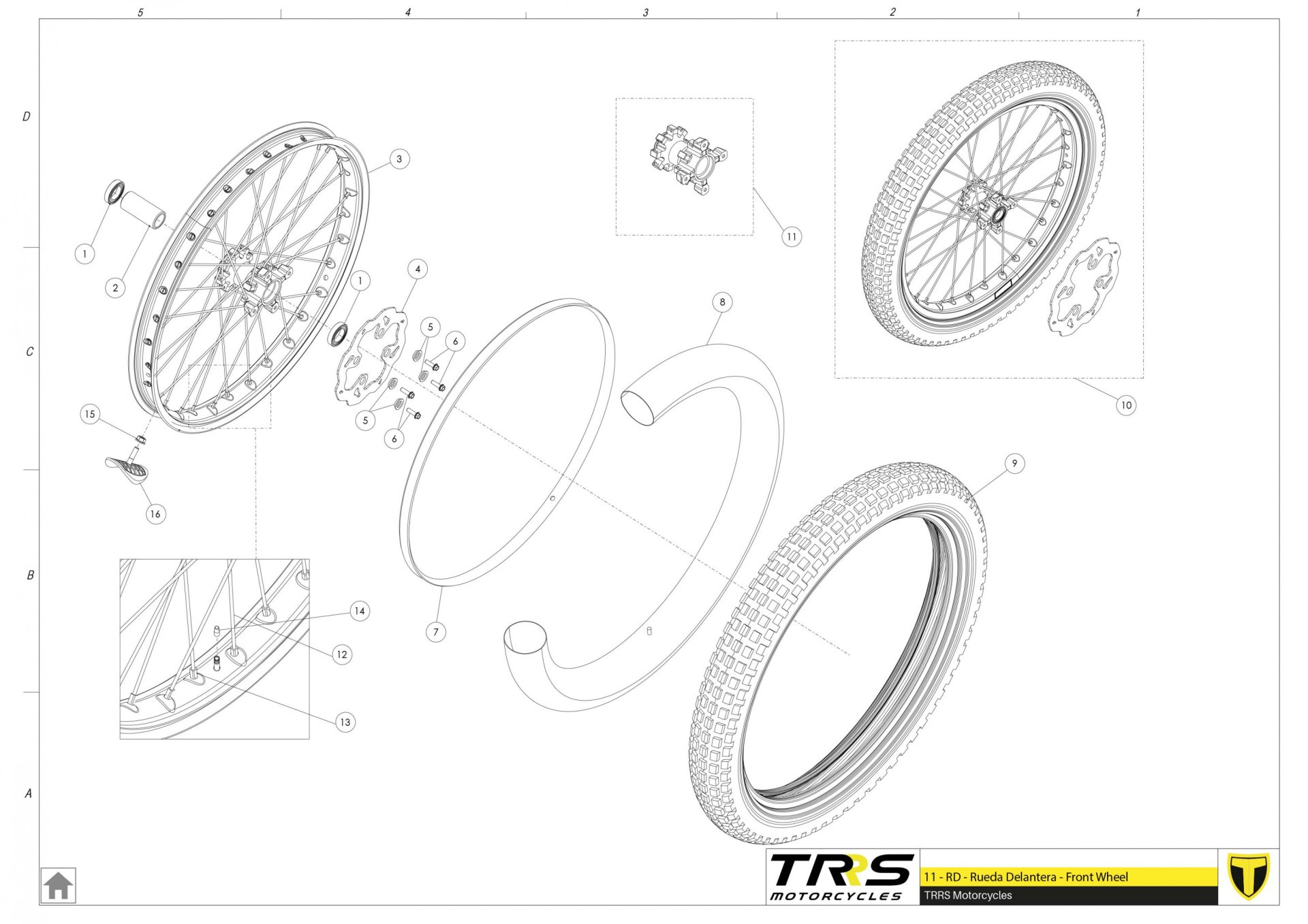 11TR - FRONT WHEEL