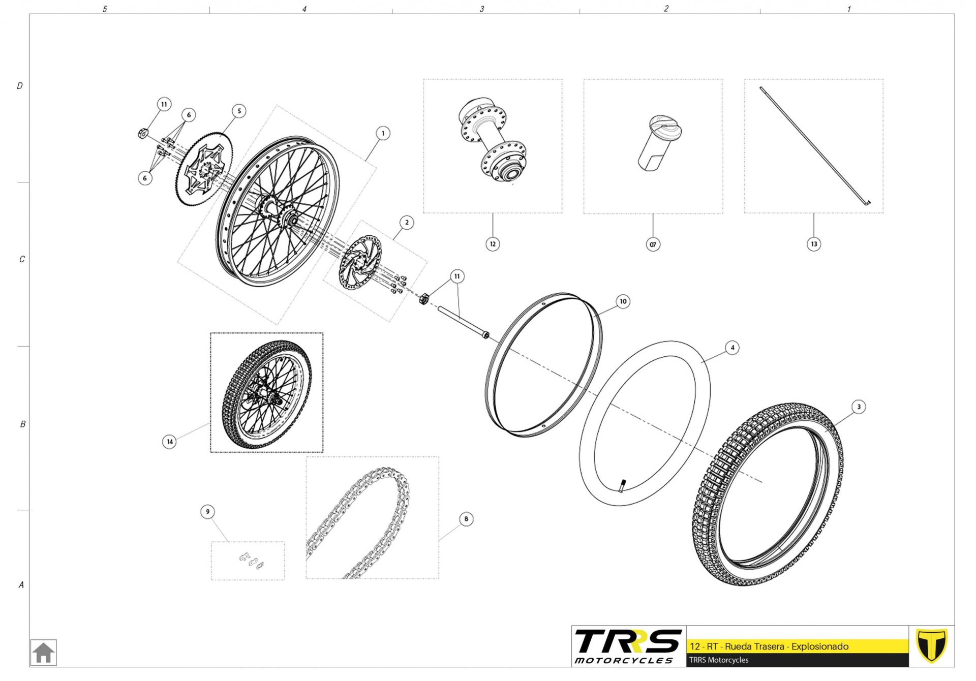 12TR - REAR WHEEL