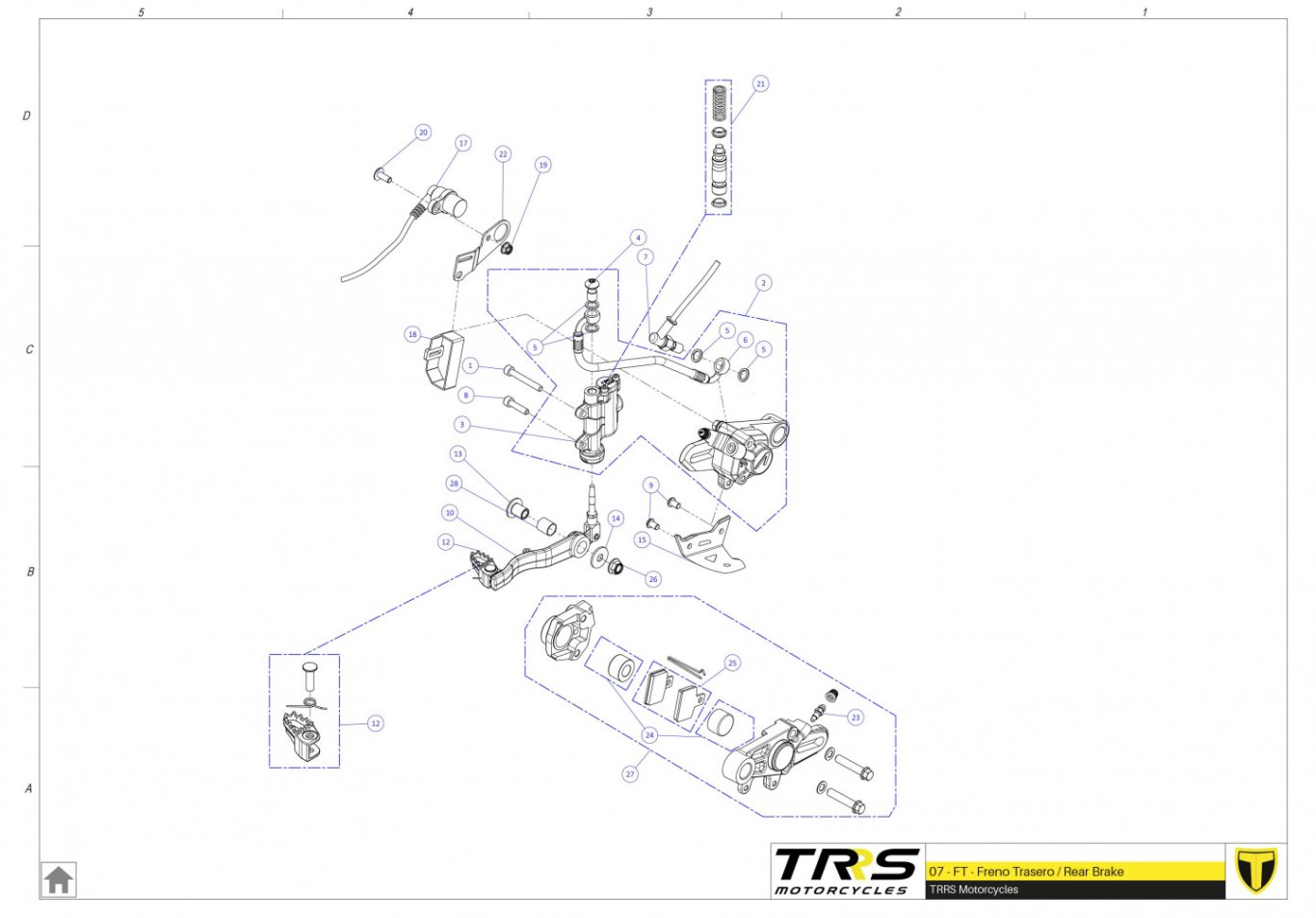 07TR - REAR BRAKE