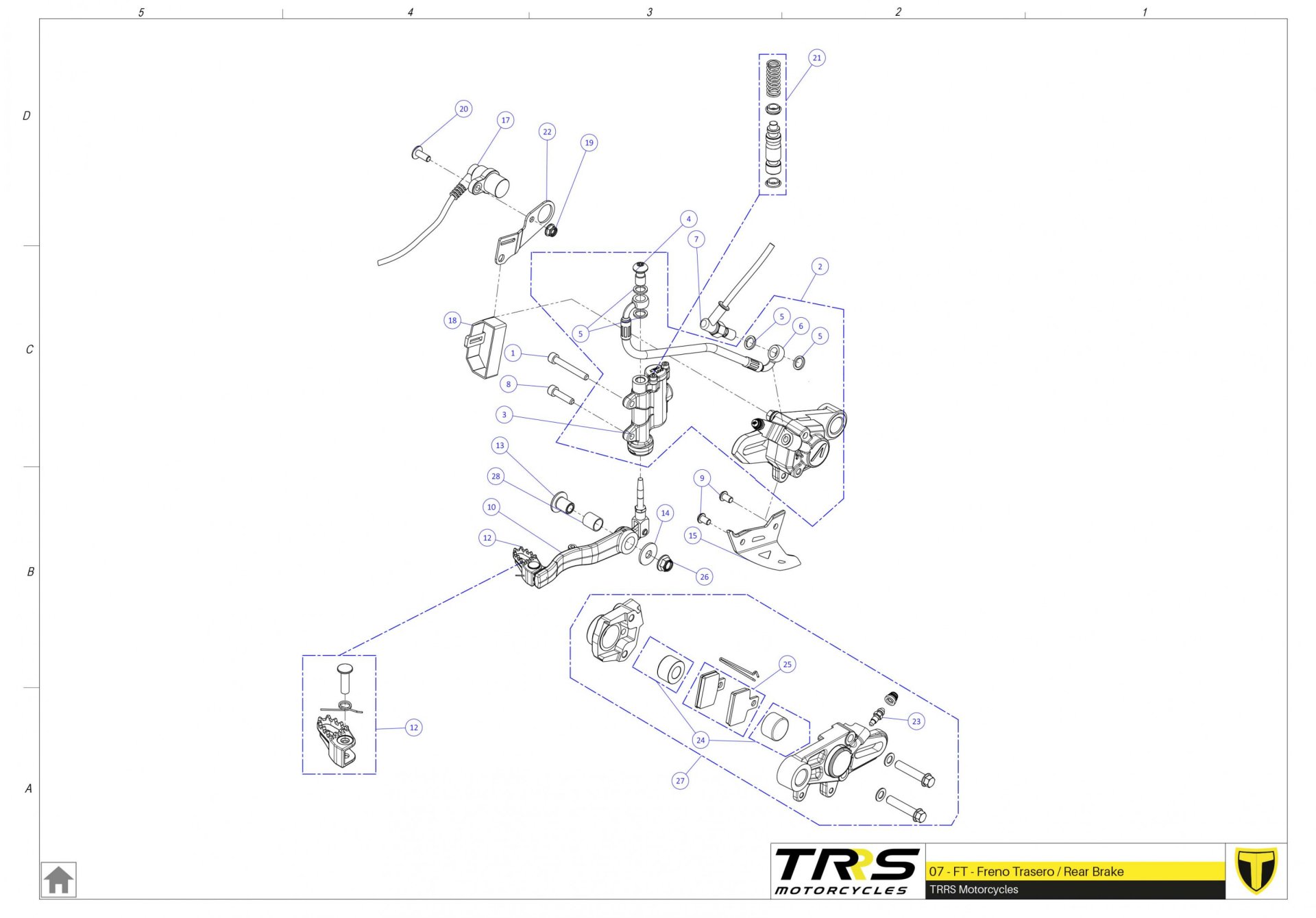 07TR - REAR BRAKE