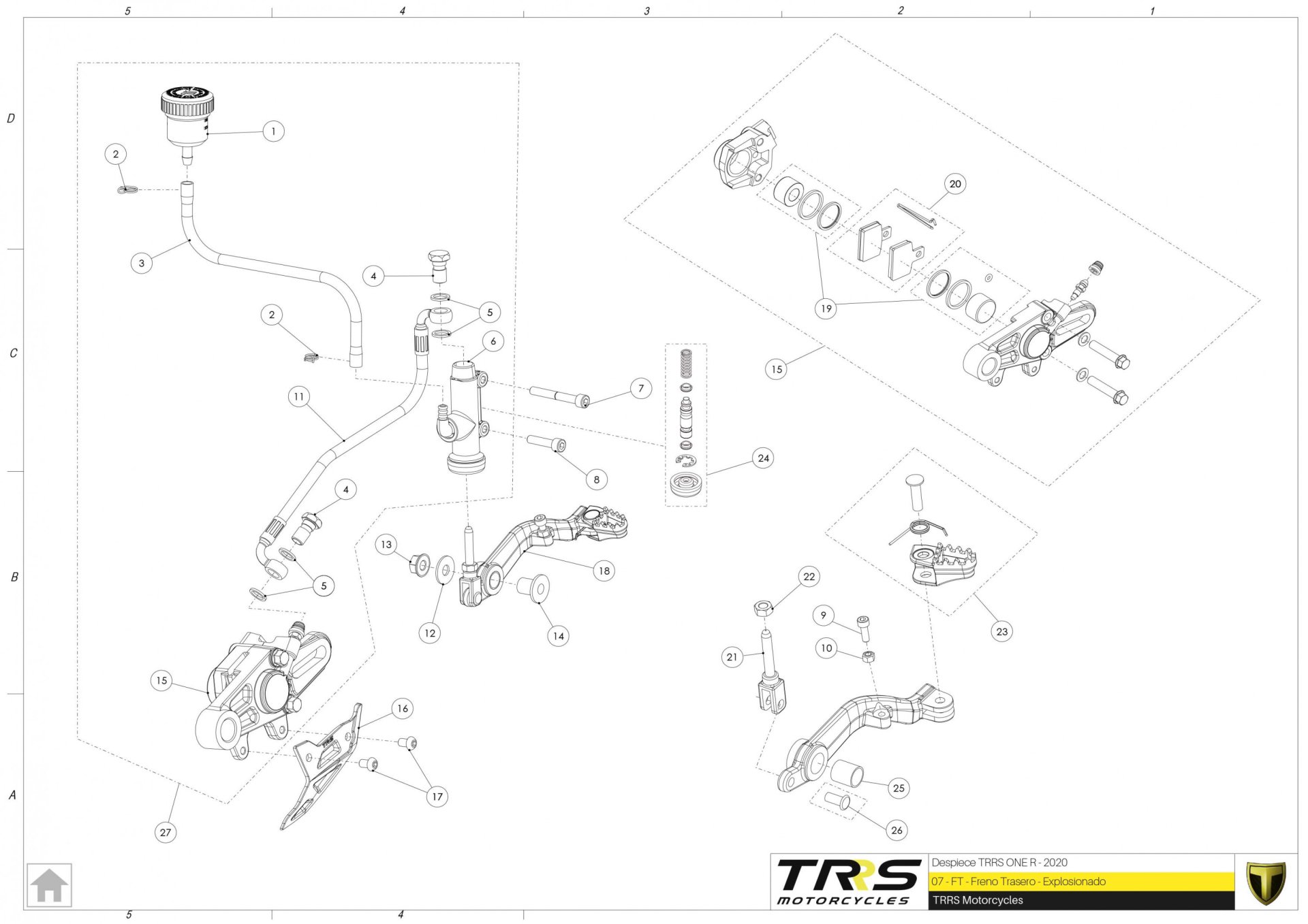 07TR - REAR BRAKE