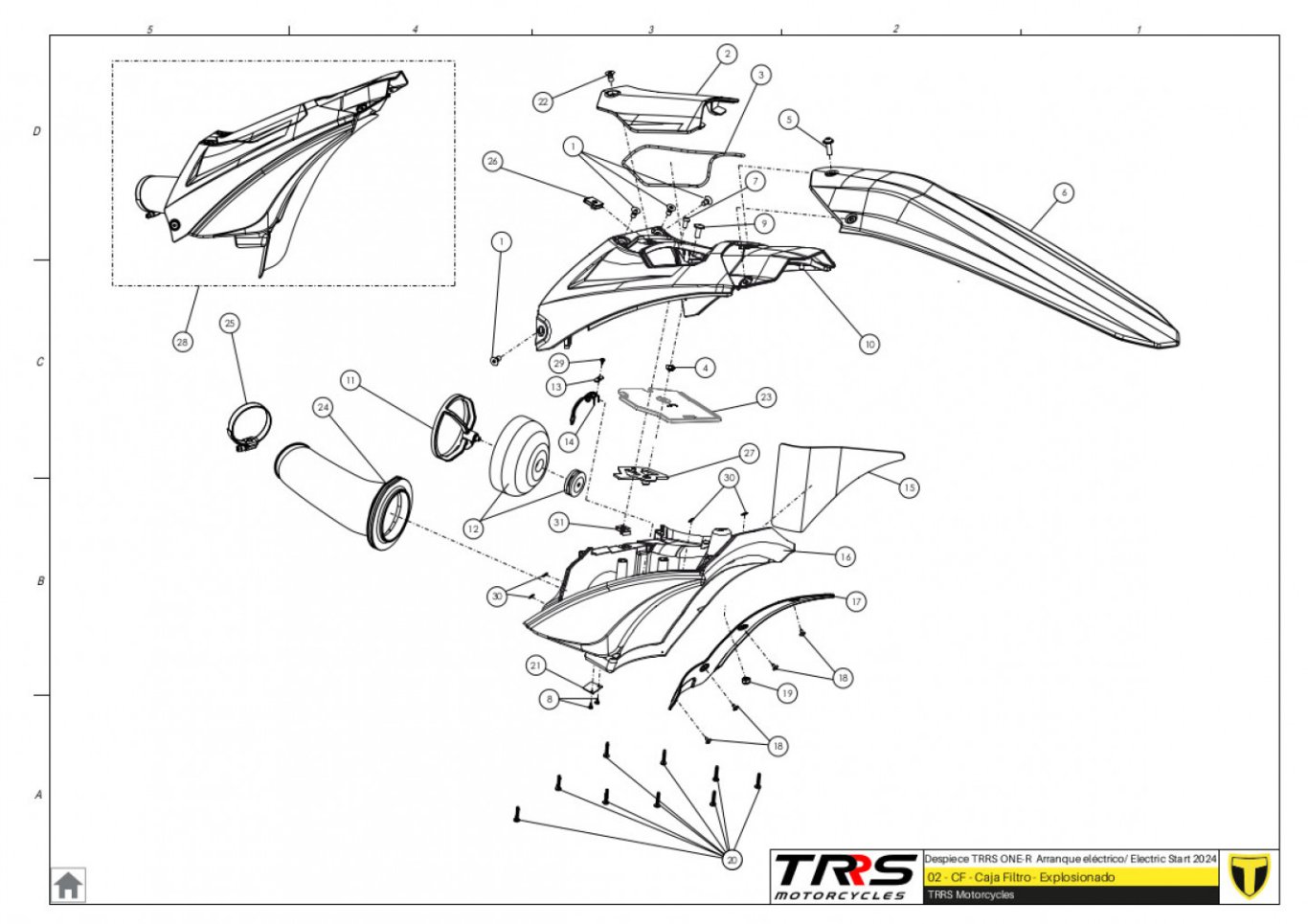 02TR - AIR FILTER BOX