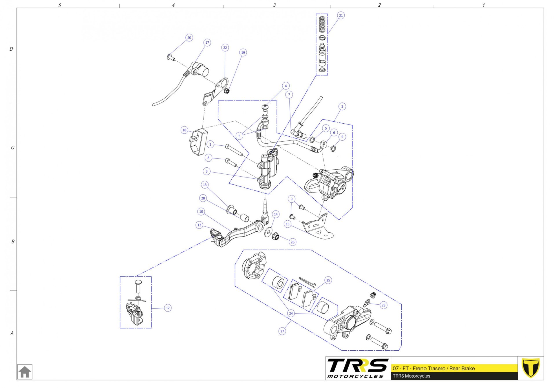 07TR - REAR BRAKE