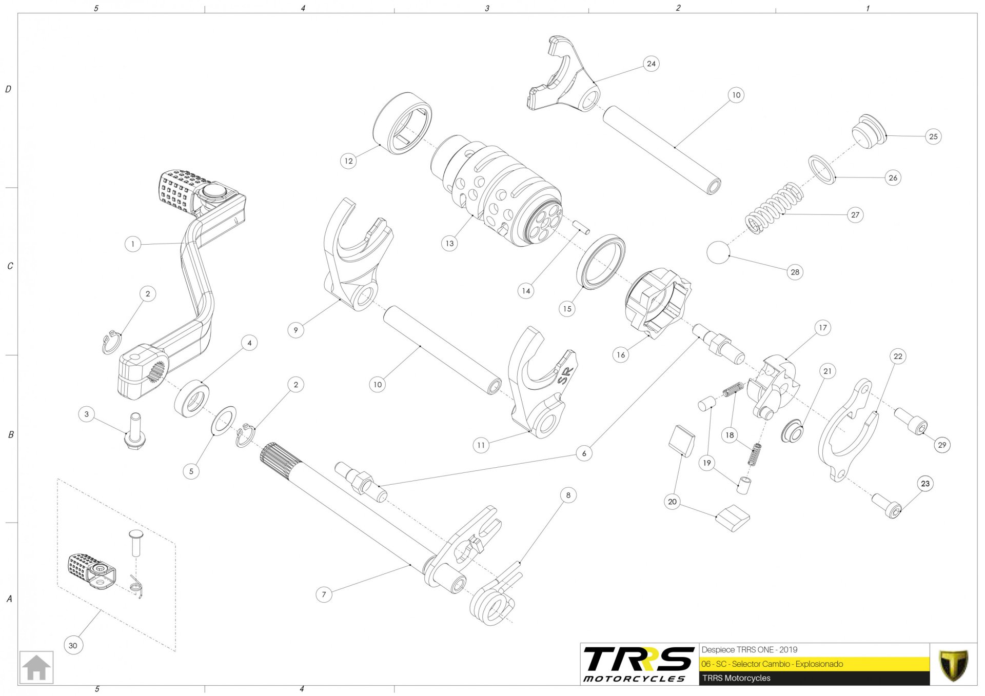 06MT - GEAR SELECTOR GROUP