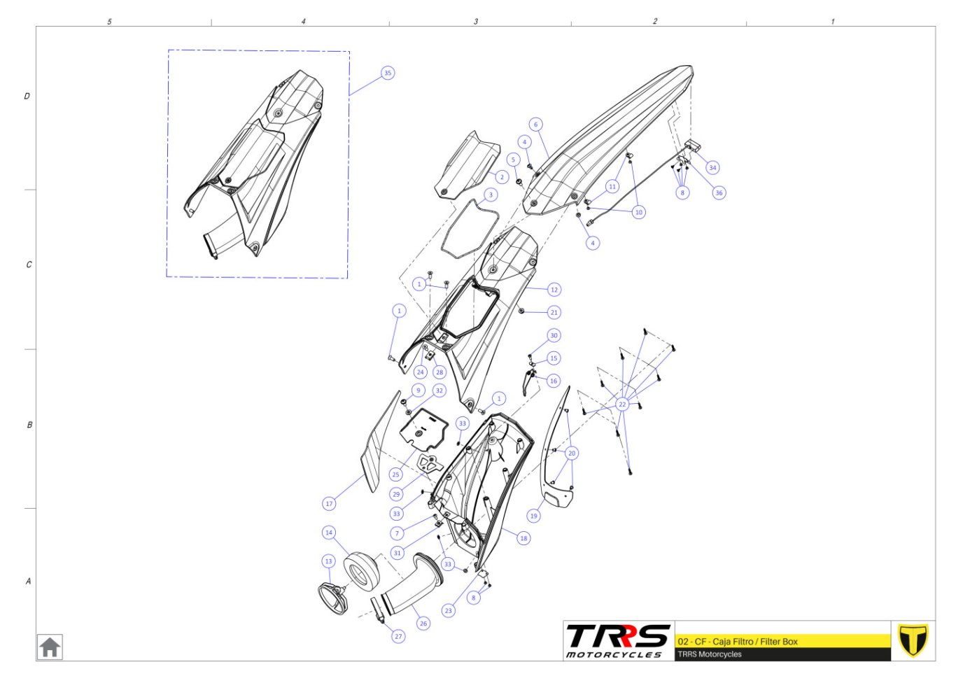 02TR - AIR FILTER BOX