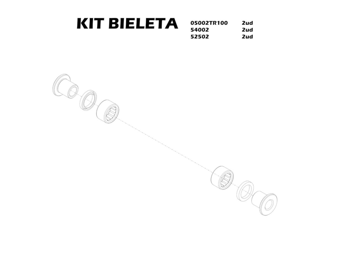 KIT0501RT00 - KIT CONNECTING ROD - ALL MODELS