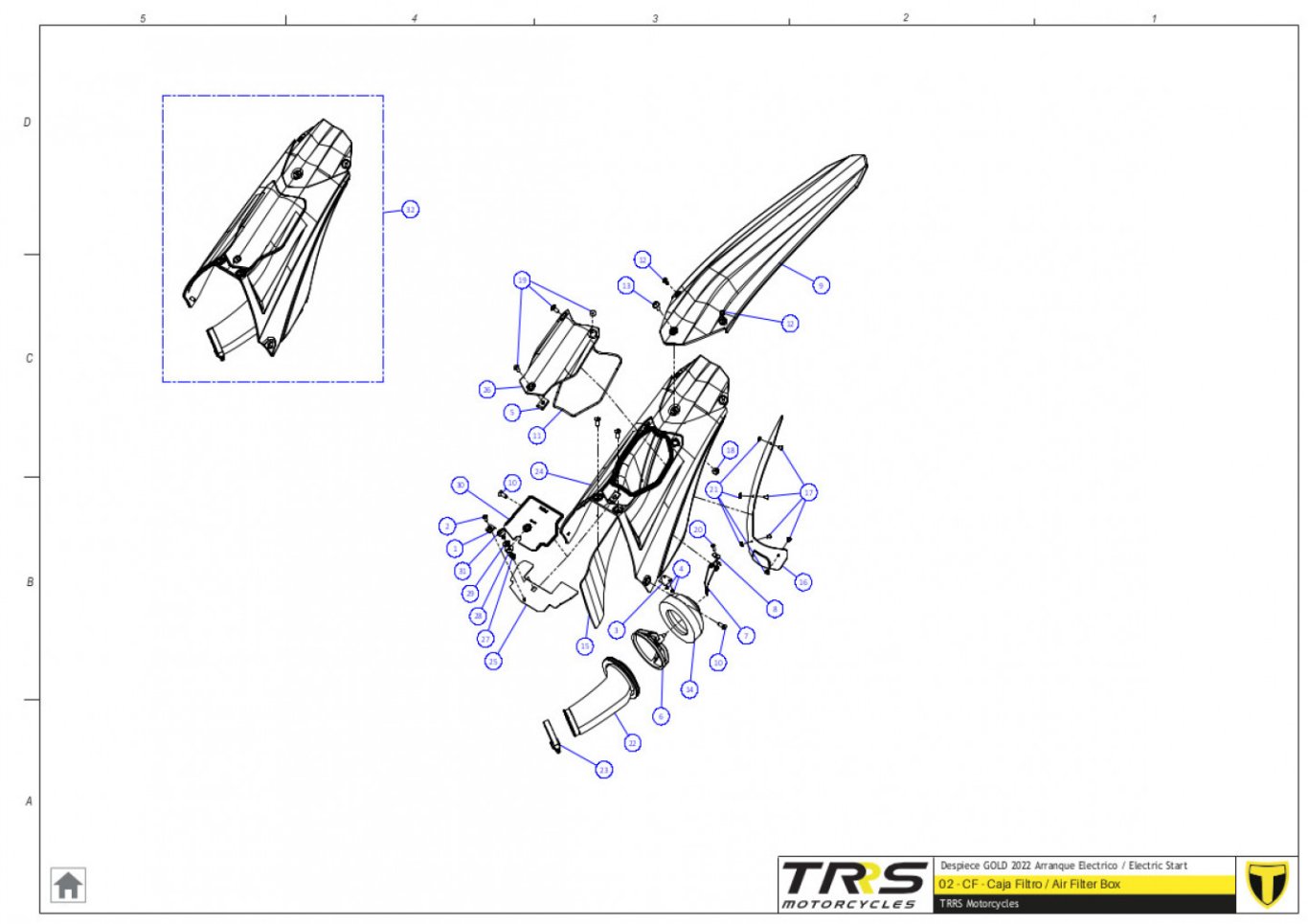 02TR - AIR FILTER BOX