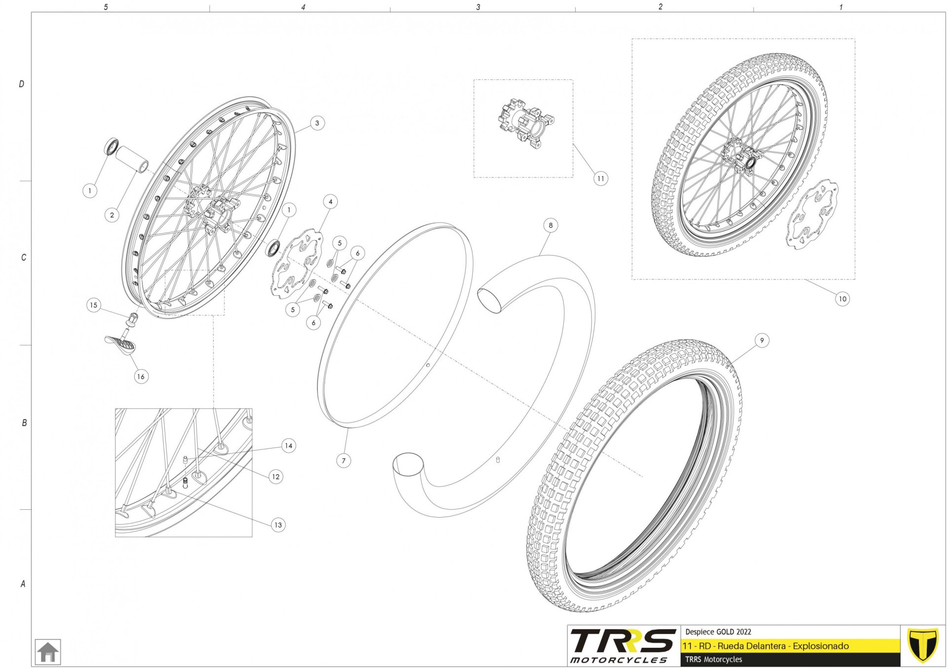 11TR - FRONT WHEEL