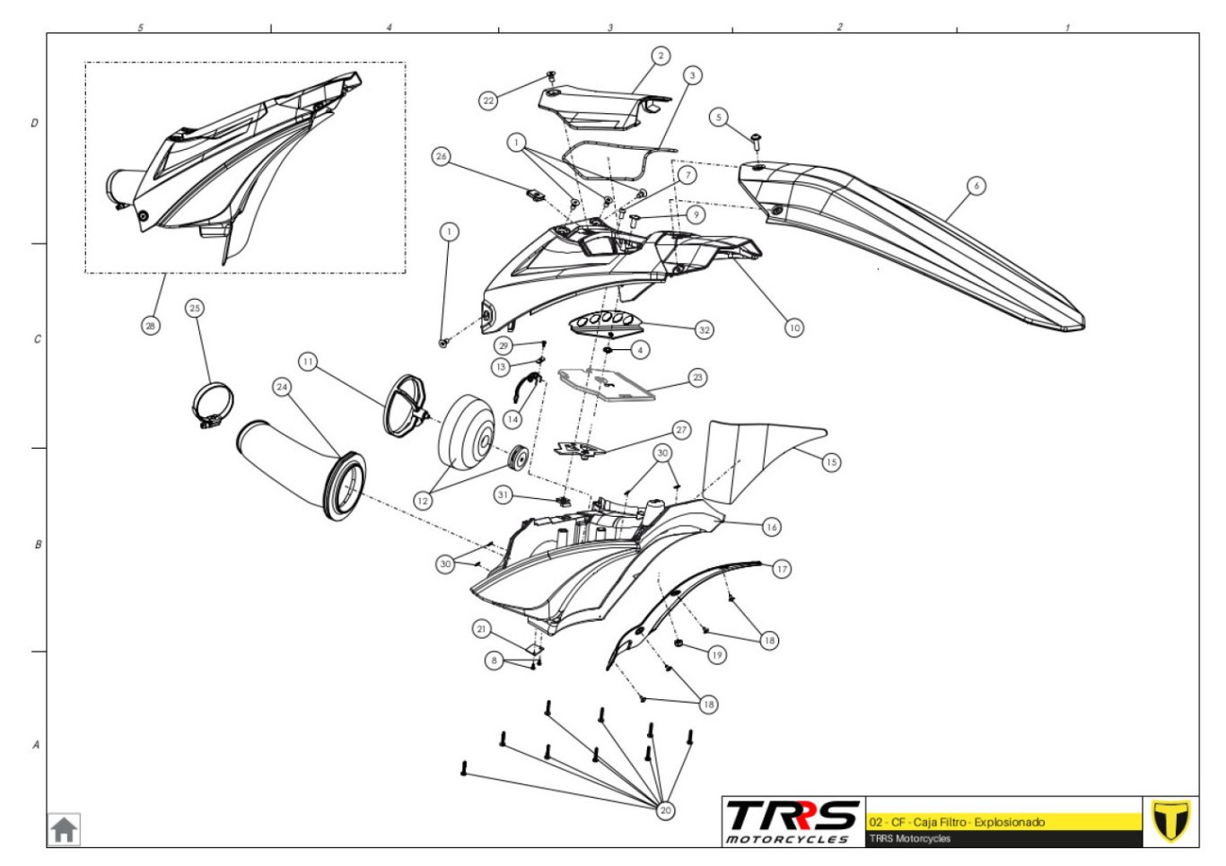 02TR - AIR FILTER BOX