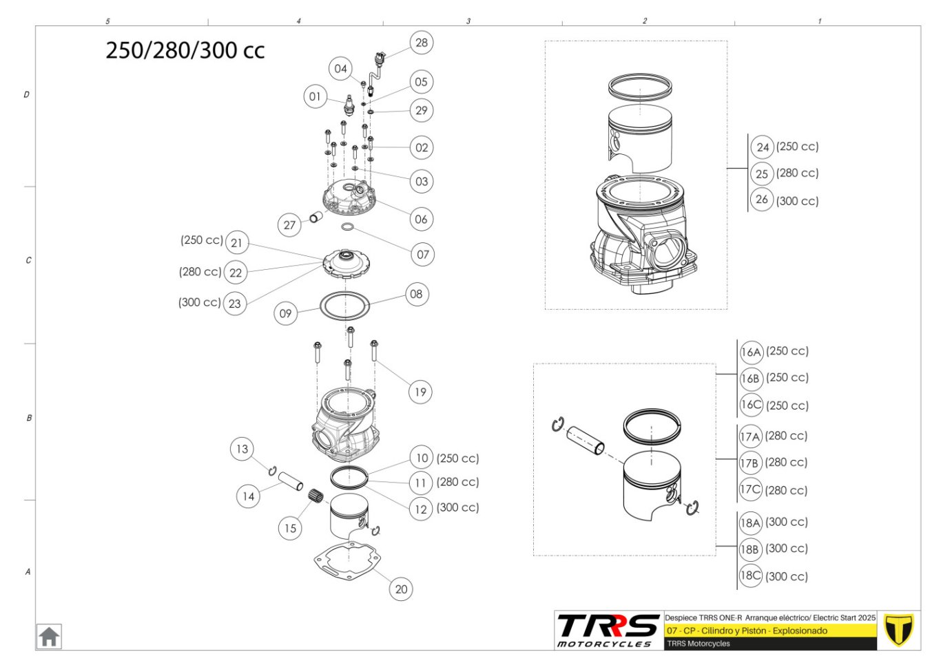 07MT - CYLINDER AND PISTON