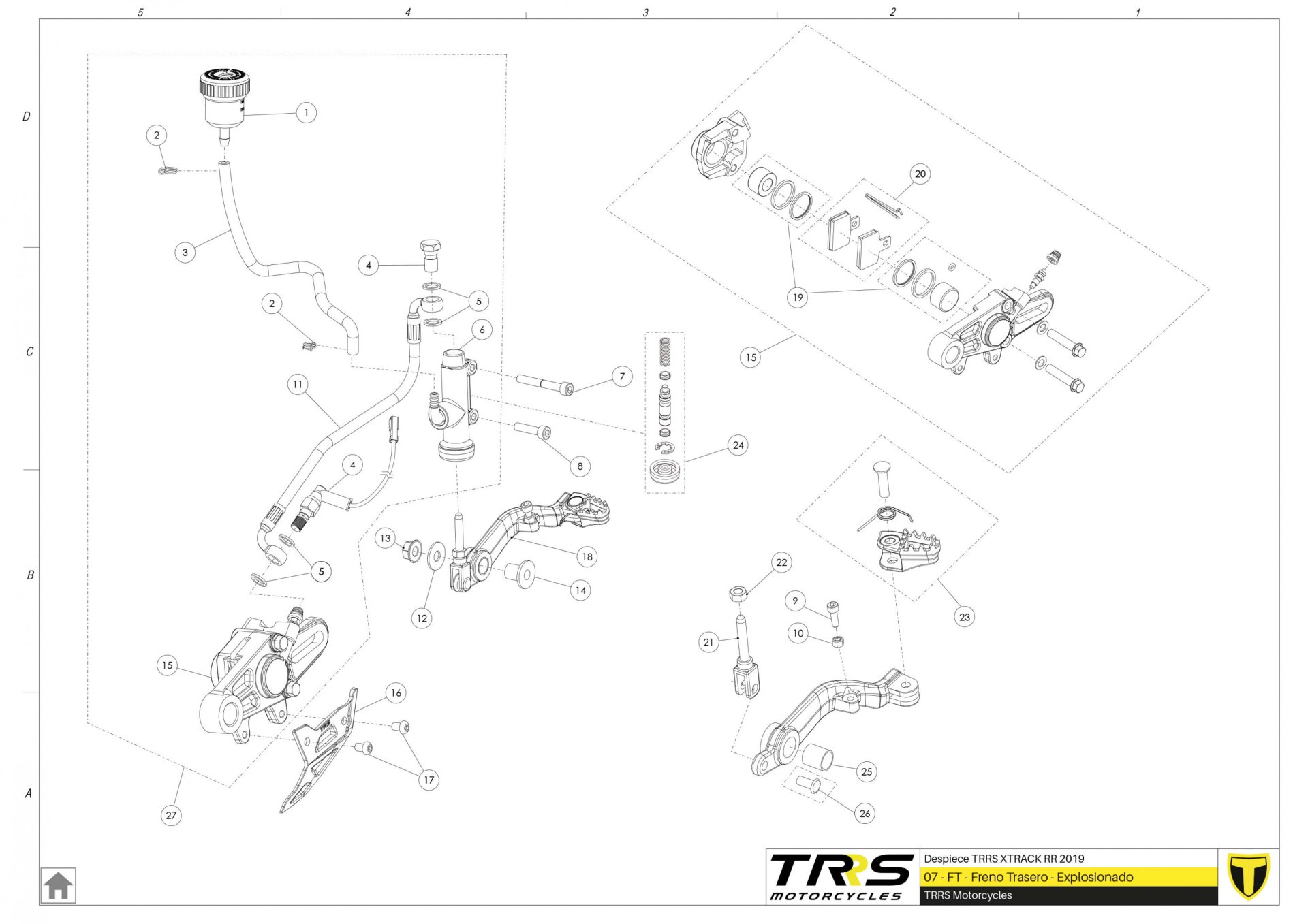 07TR - REAR BRAKE