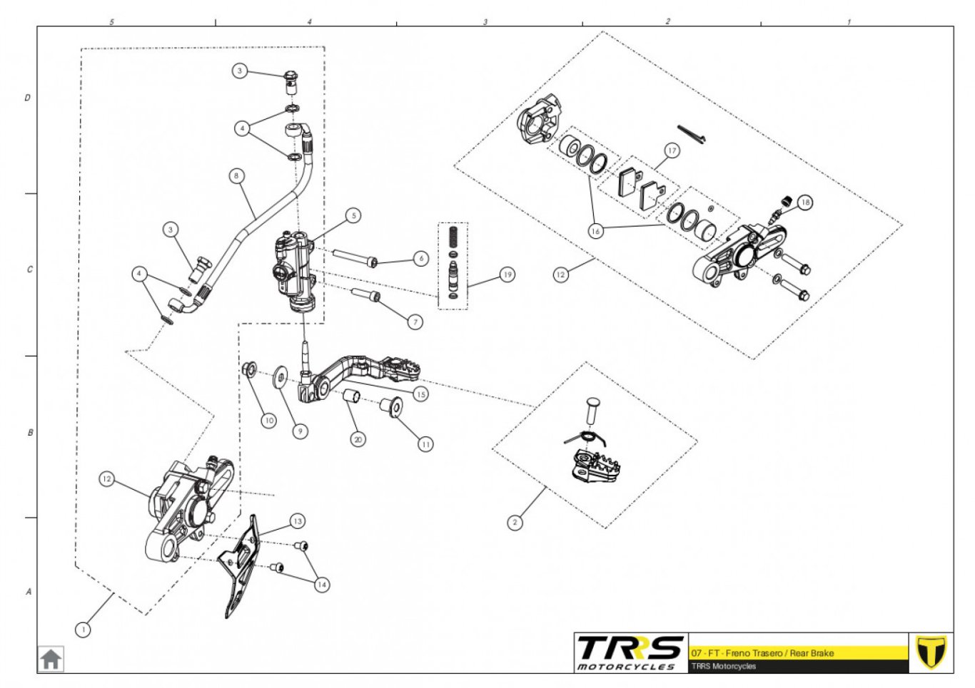07TR - REAR BRAKE