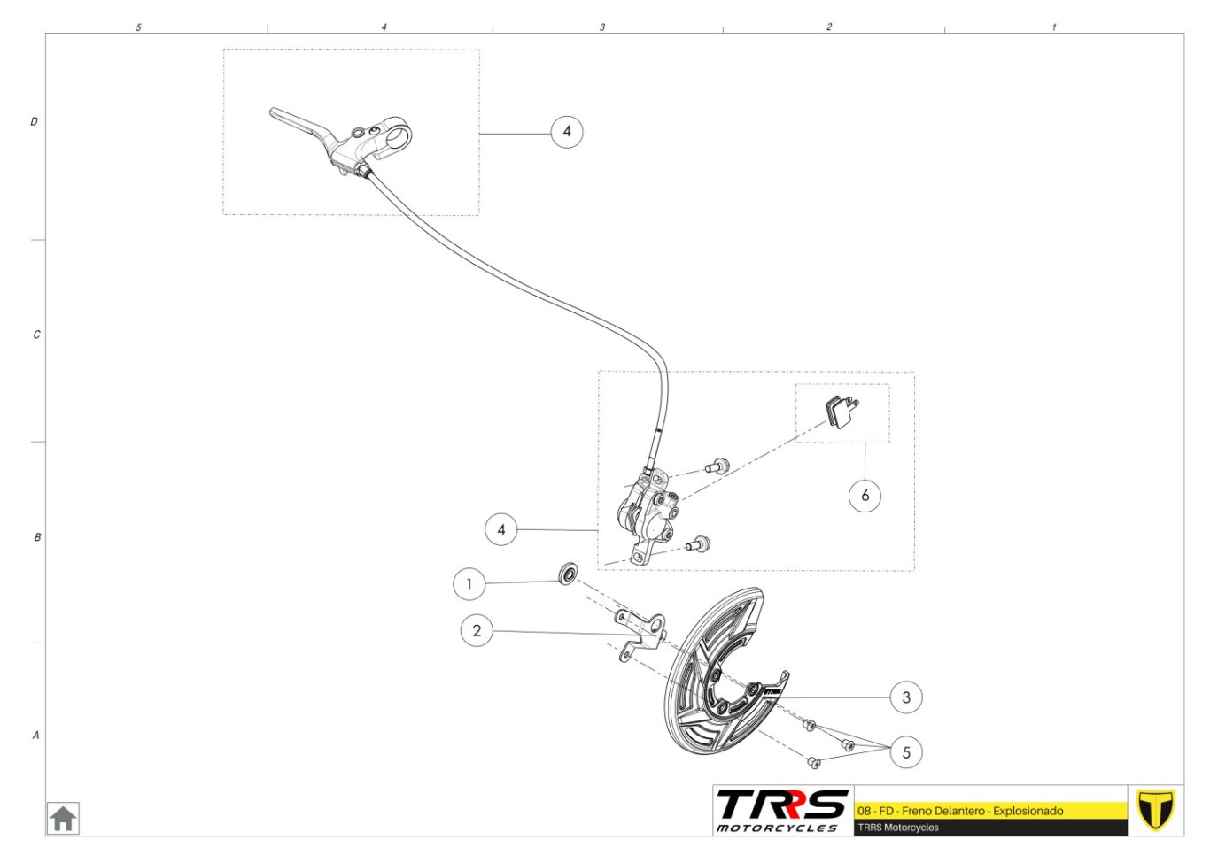 08TR - FRONT BRAKE