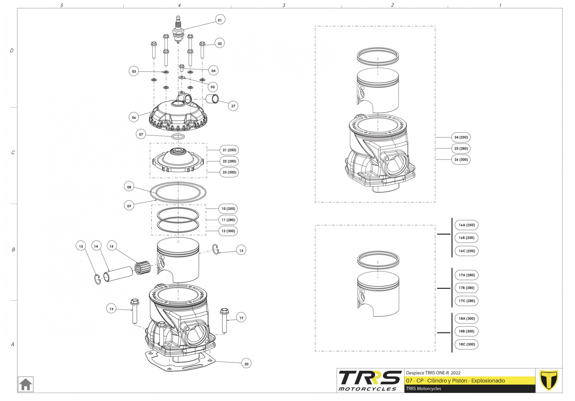 07MT - CYLINDER AND PISTON