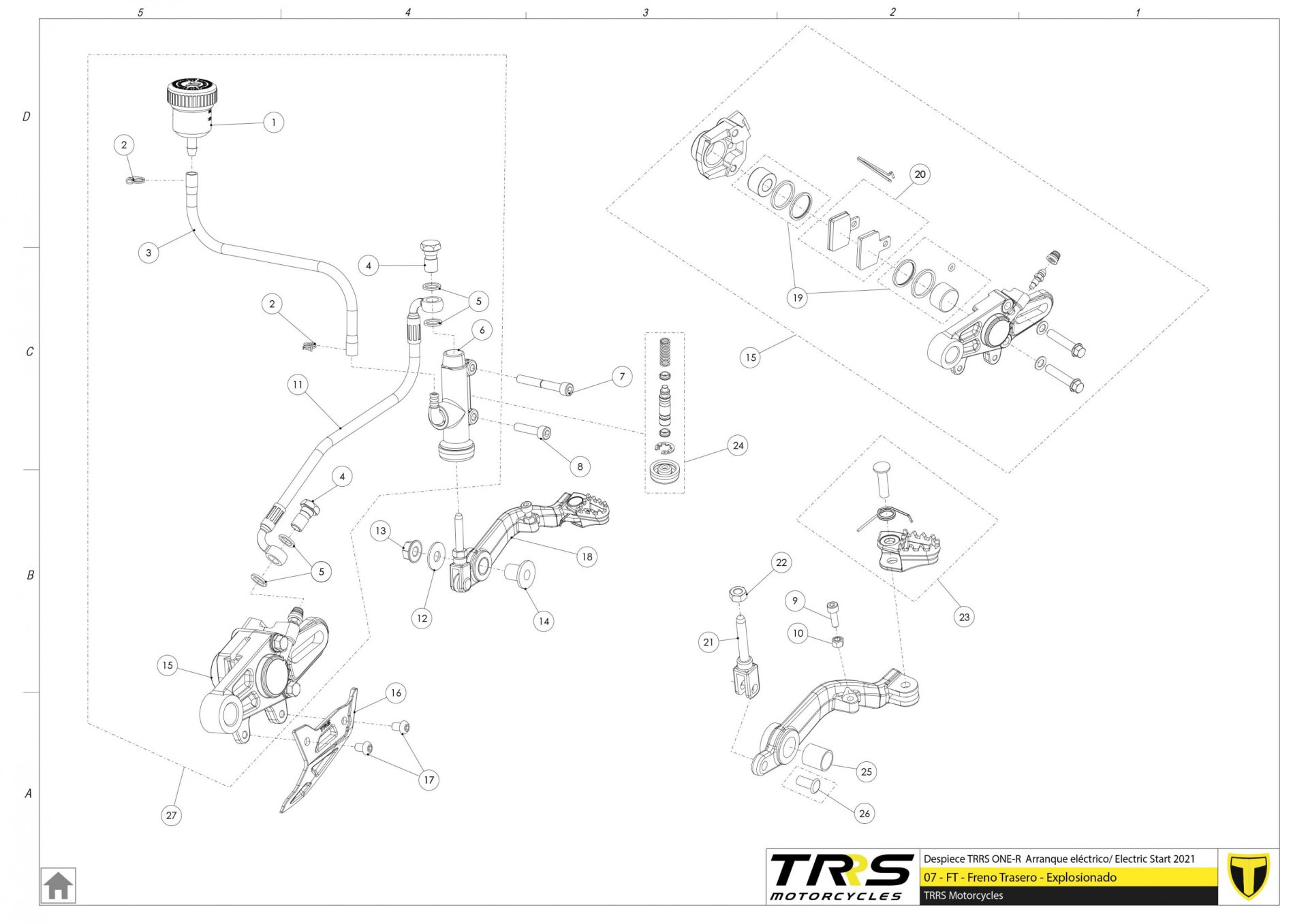 07TR - REAR BRAKE