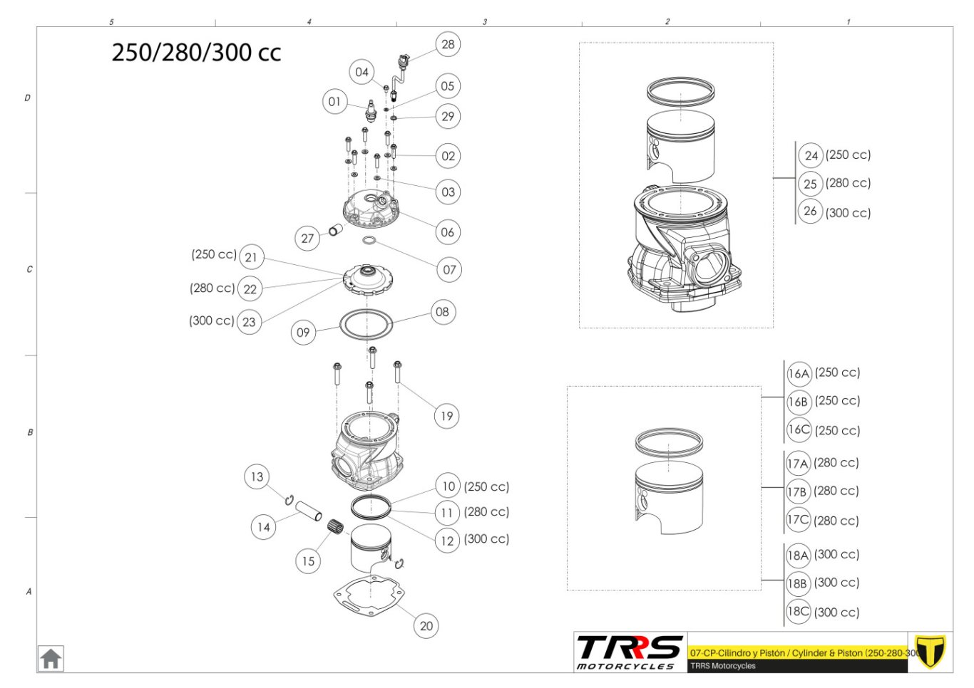 07MT - CYLINDER AND PISTON