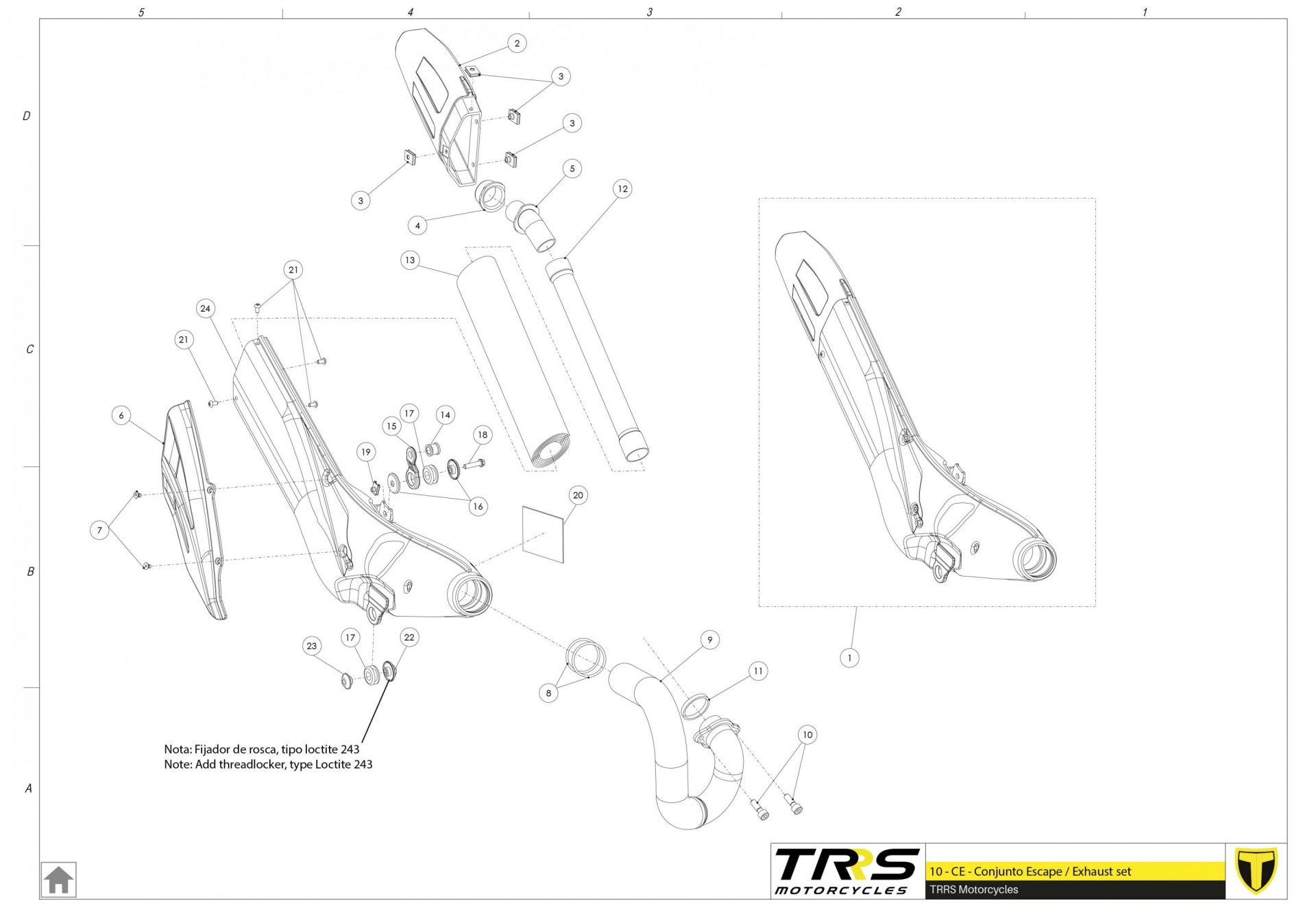 10TR - EXHAUST