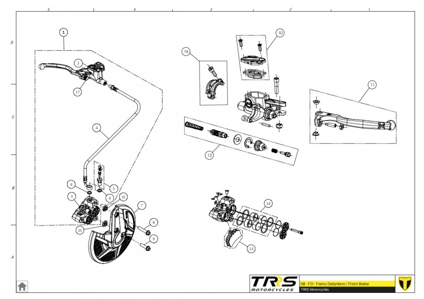 08TR - FRONT BRAKE