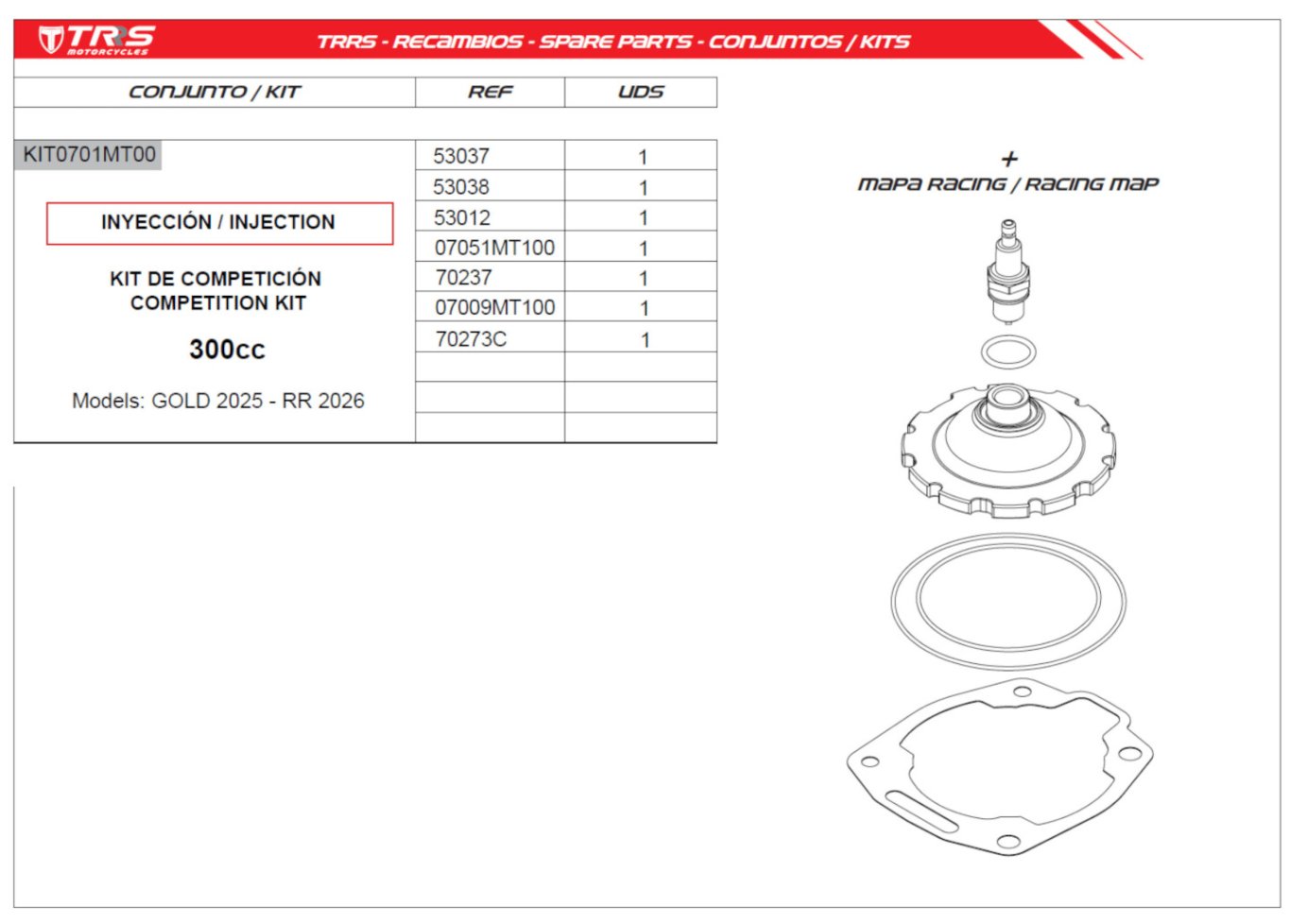 KIT0701MT00 - INJECTION (GOLD 2025 - RR 2026)