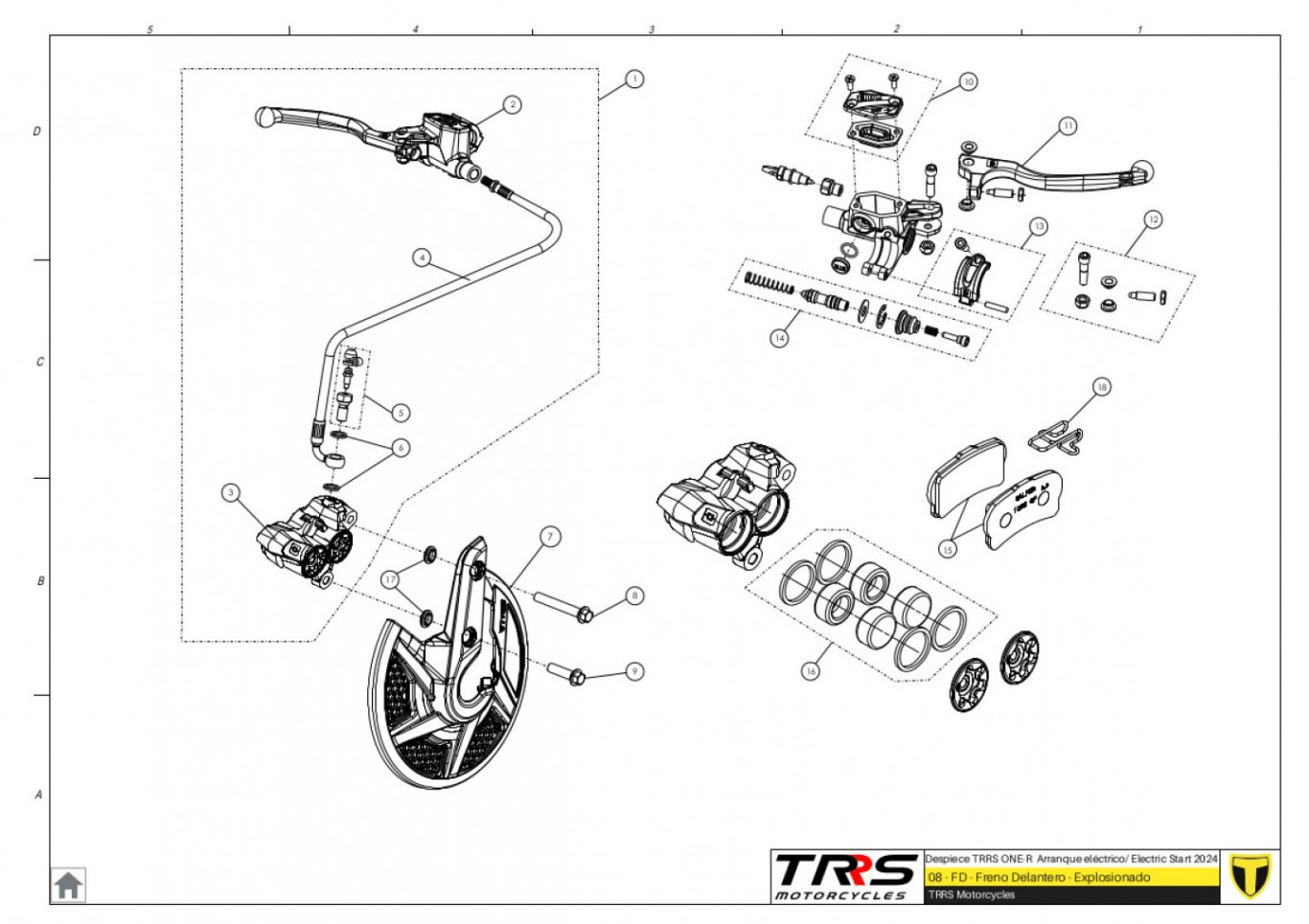 08TR - FRONT BRAKE