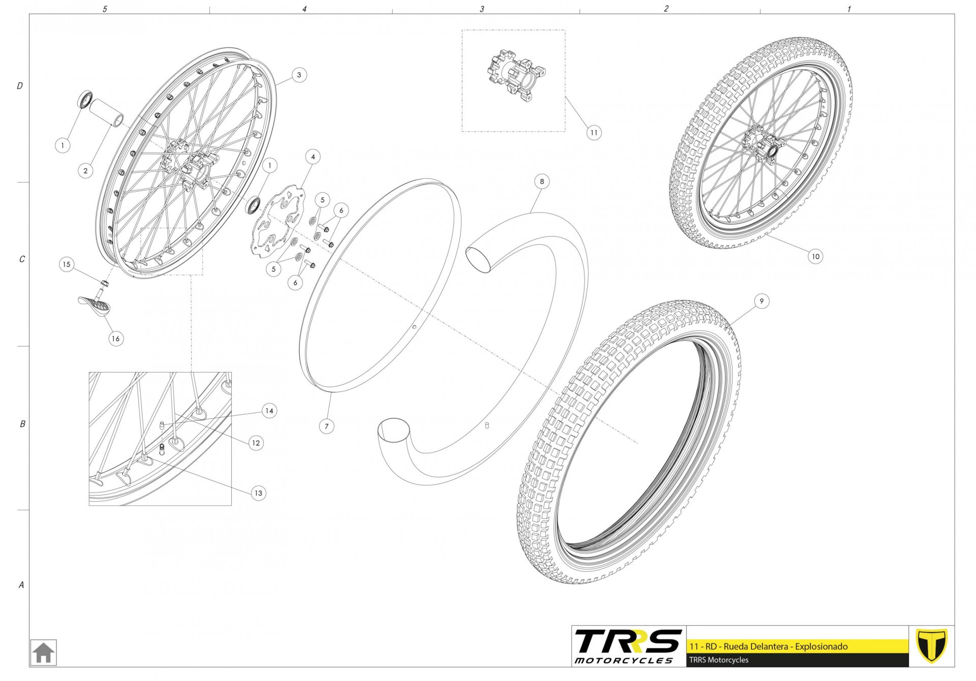 11TR - FRONT WHEEL