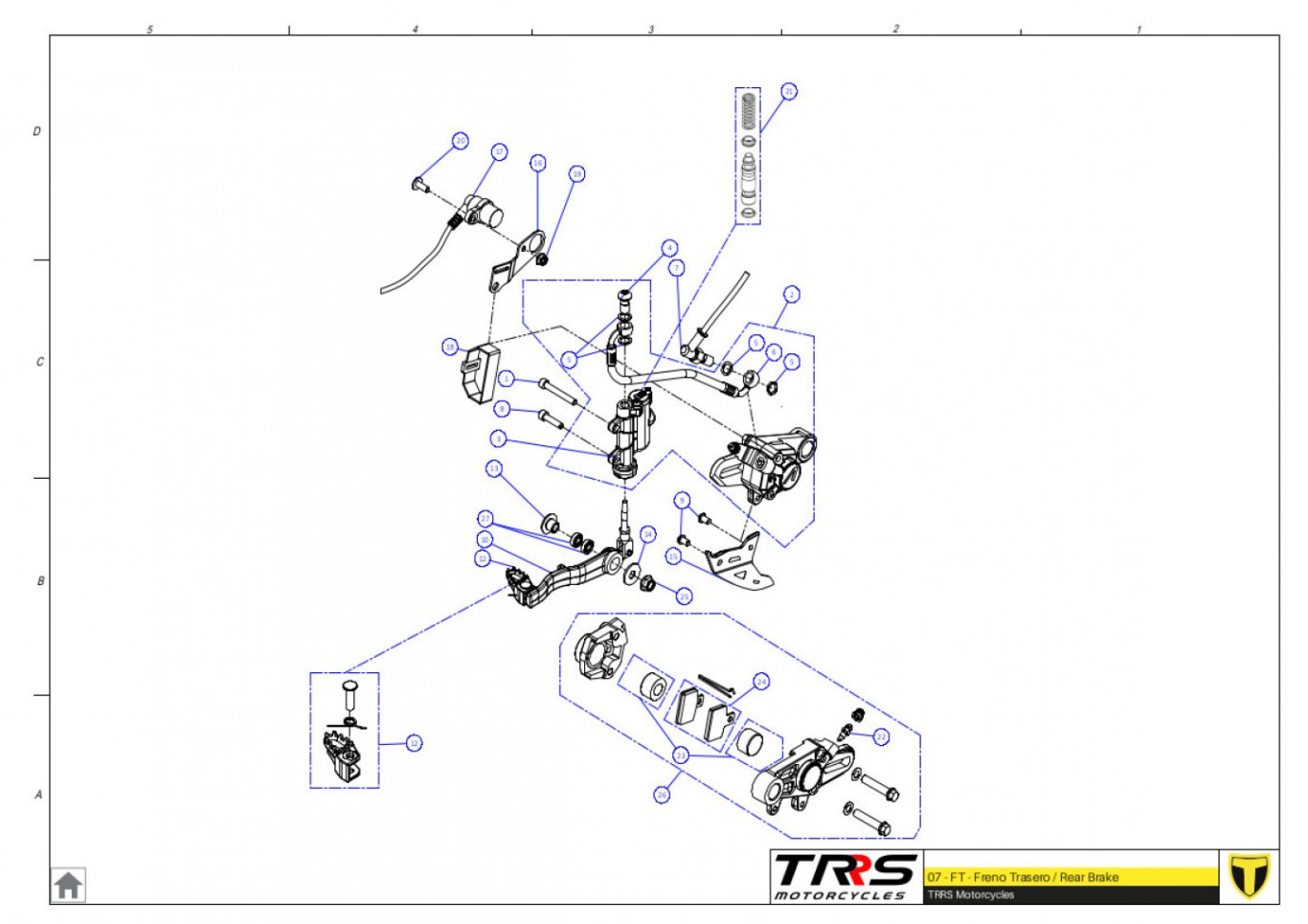 07TR - REAR BRAKE