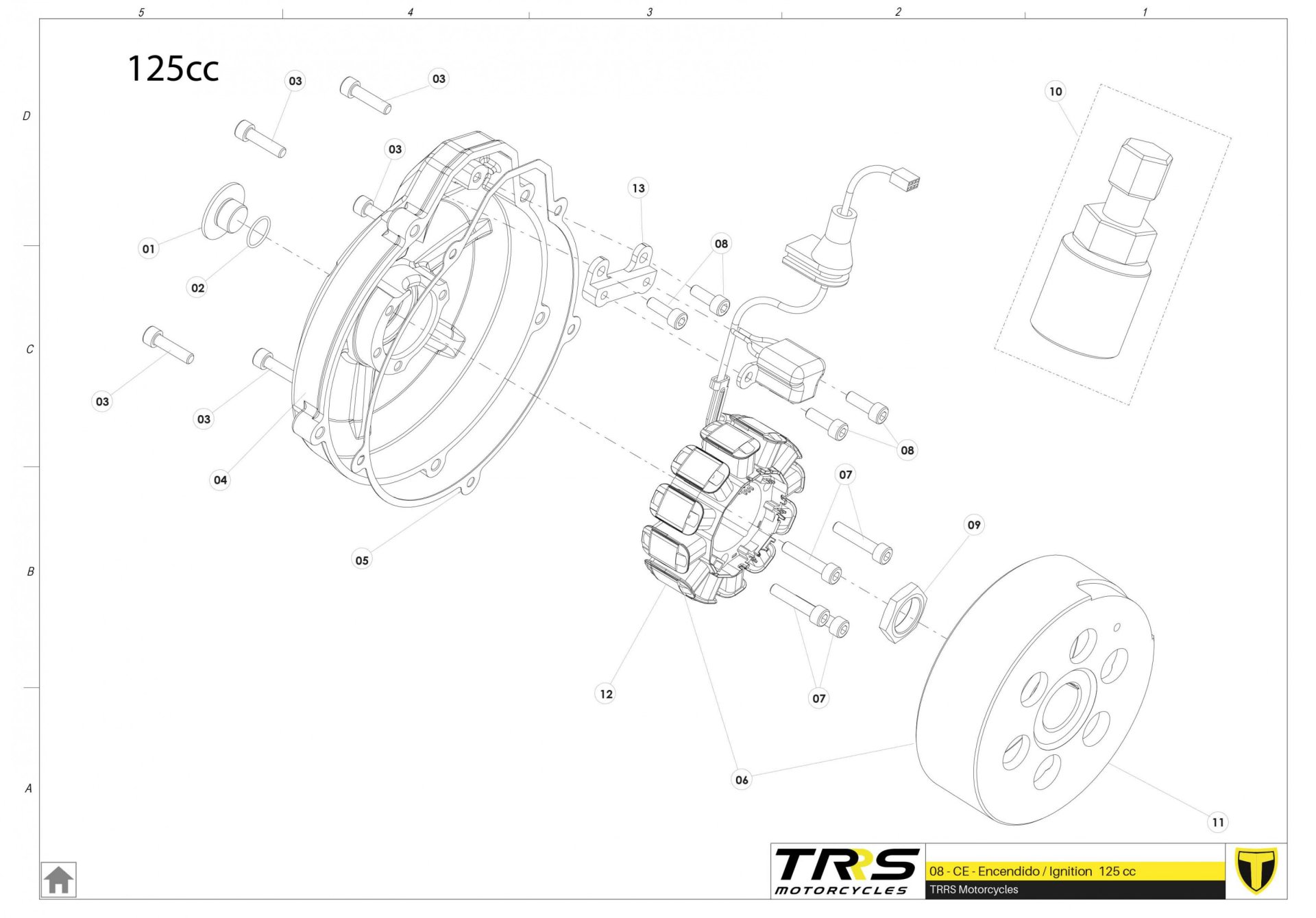 08MT-125 - IGNITION 125CC