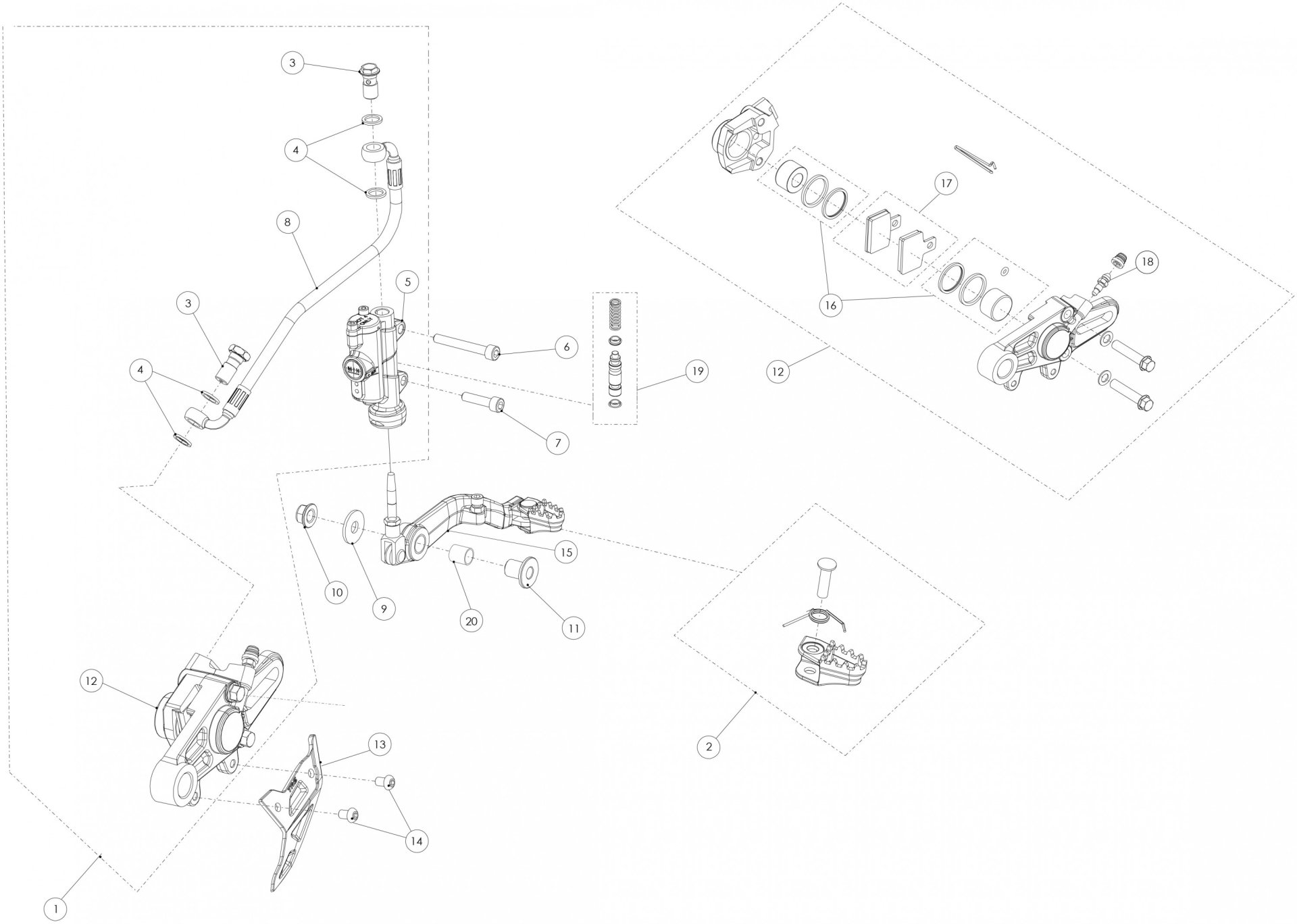 07TR - REAR BRAKE