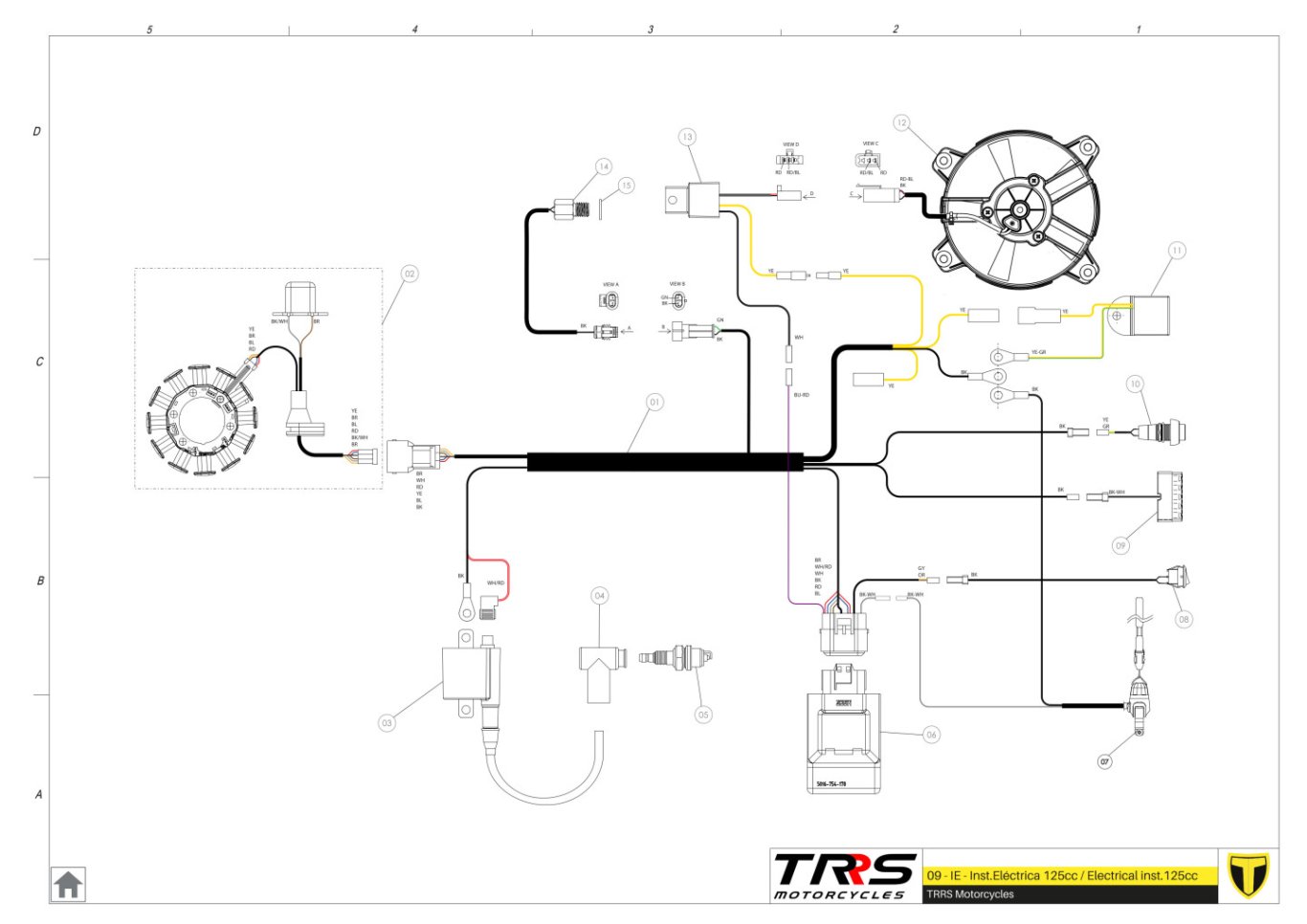09TR-125 - INSTALLATION ELECTRI 125CC