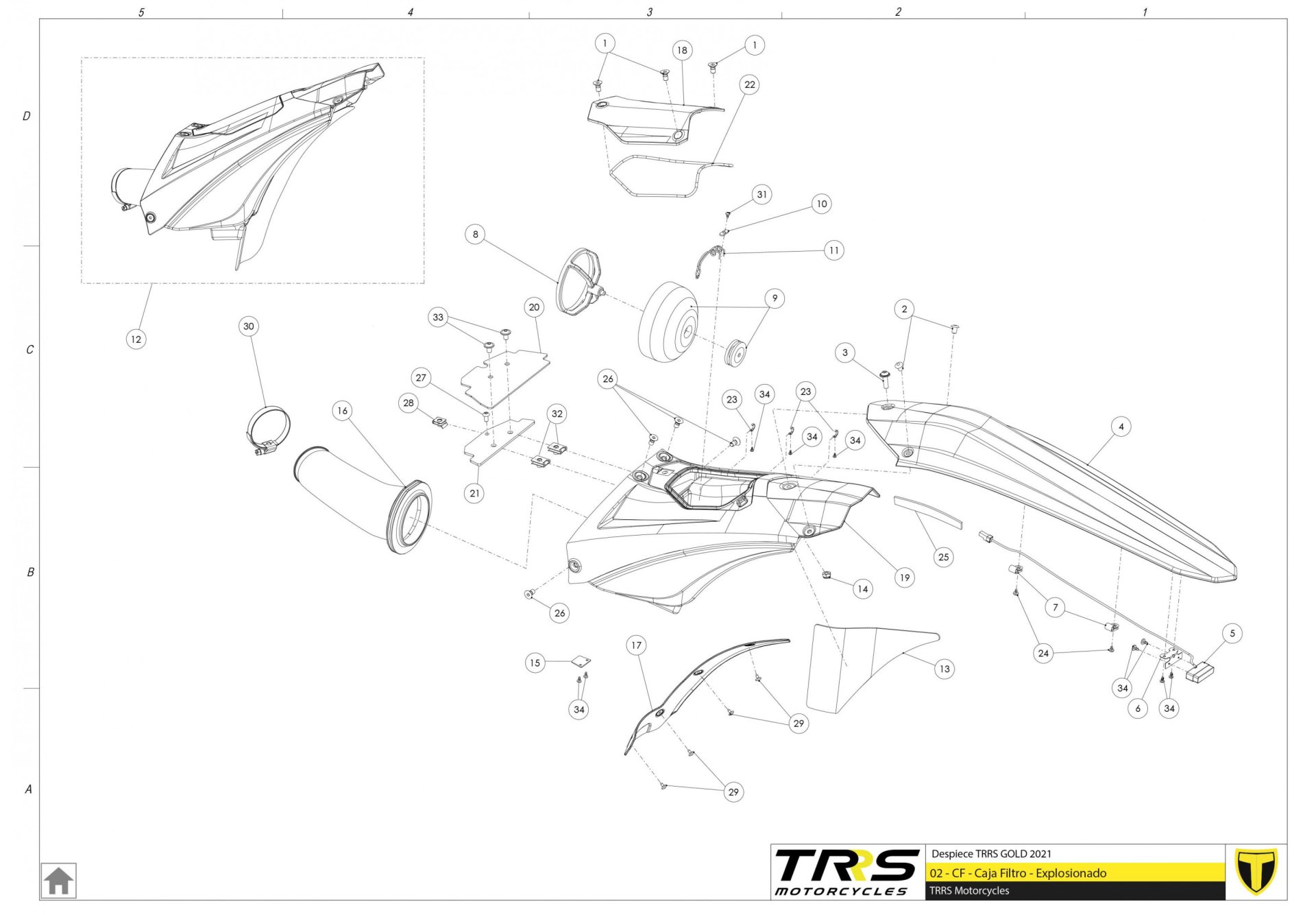 02TR - AIR FILTER BOX