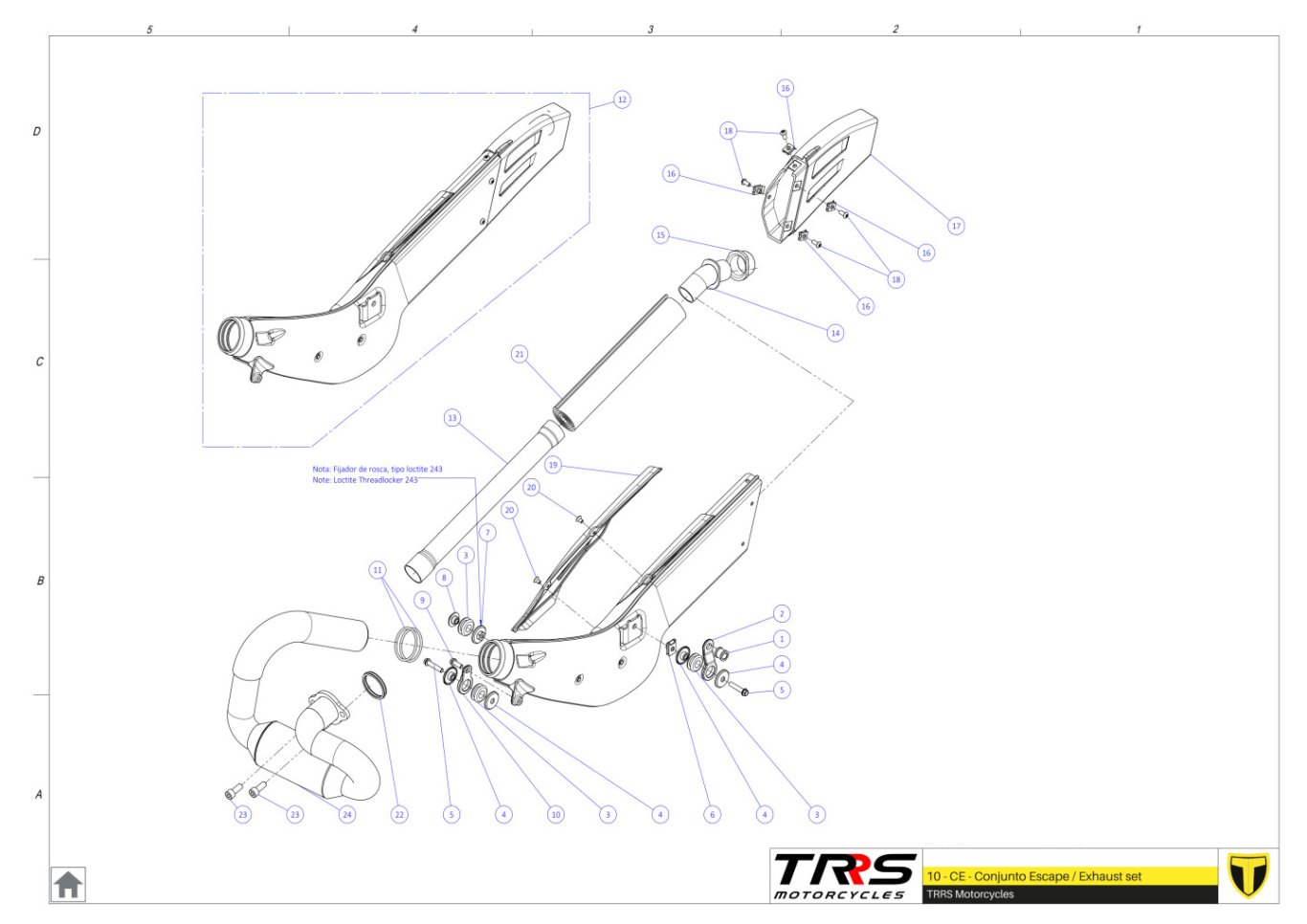 10TR - EXHAUST
