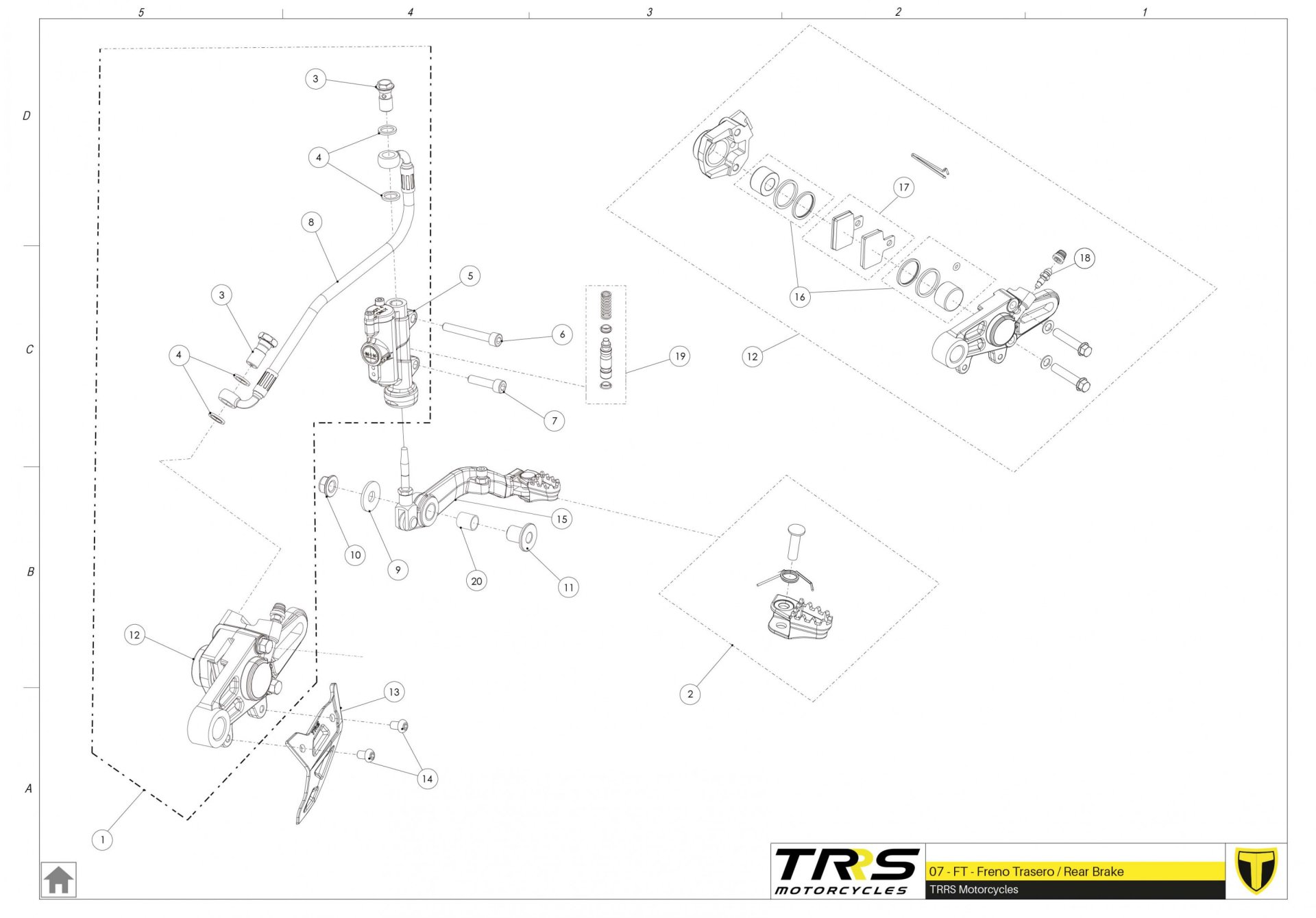 07TR - REAR BRAKE