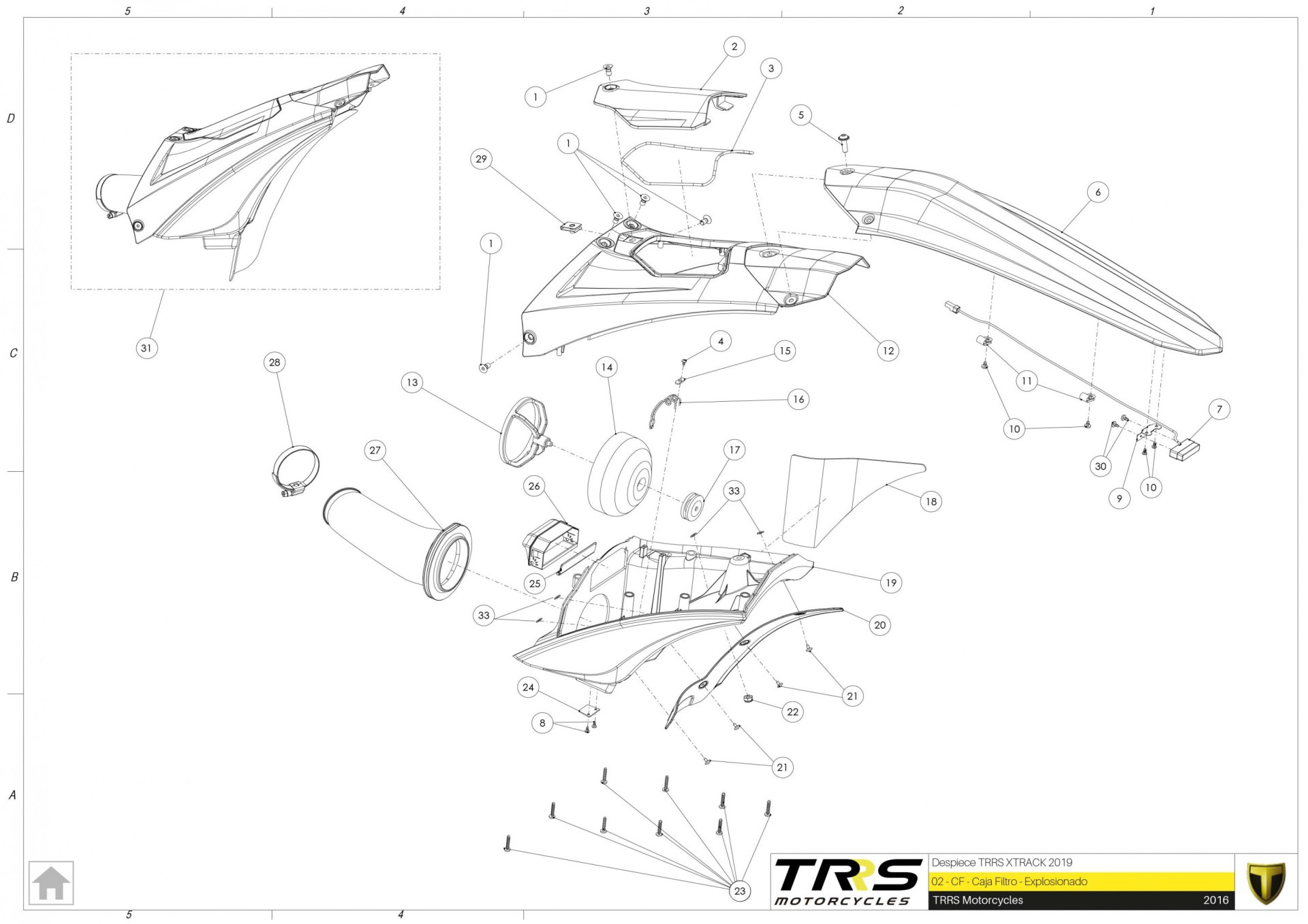 02TR - AIR FILTER BOX